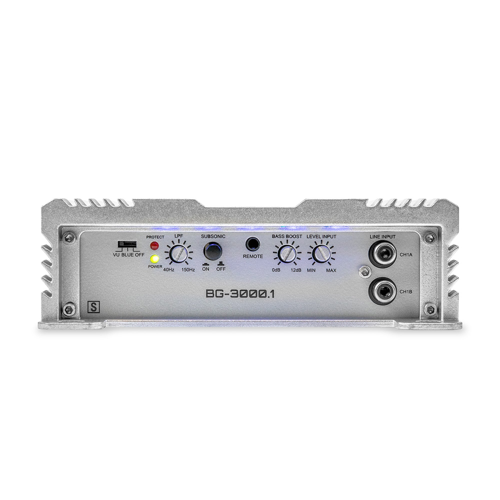 Hifonics Brutus BG 3000 Watt Class D Monoblock Amplifier with Built-In UV Meter - VMInnovations