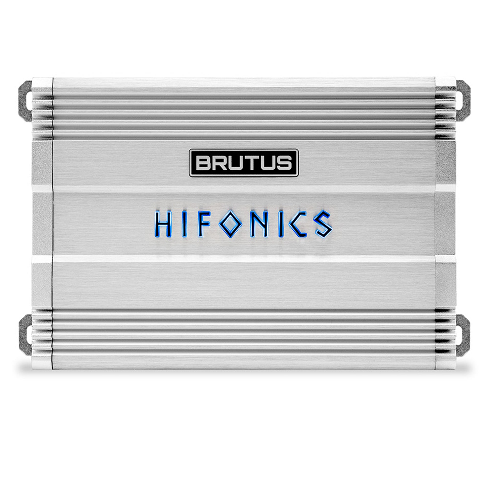 Hifonics Brutus BG 560 Watt 2 Channel Amplifier with Built-In UV Meter, Silver - VMInnovations