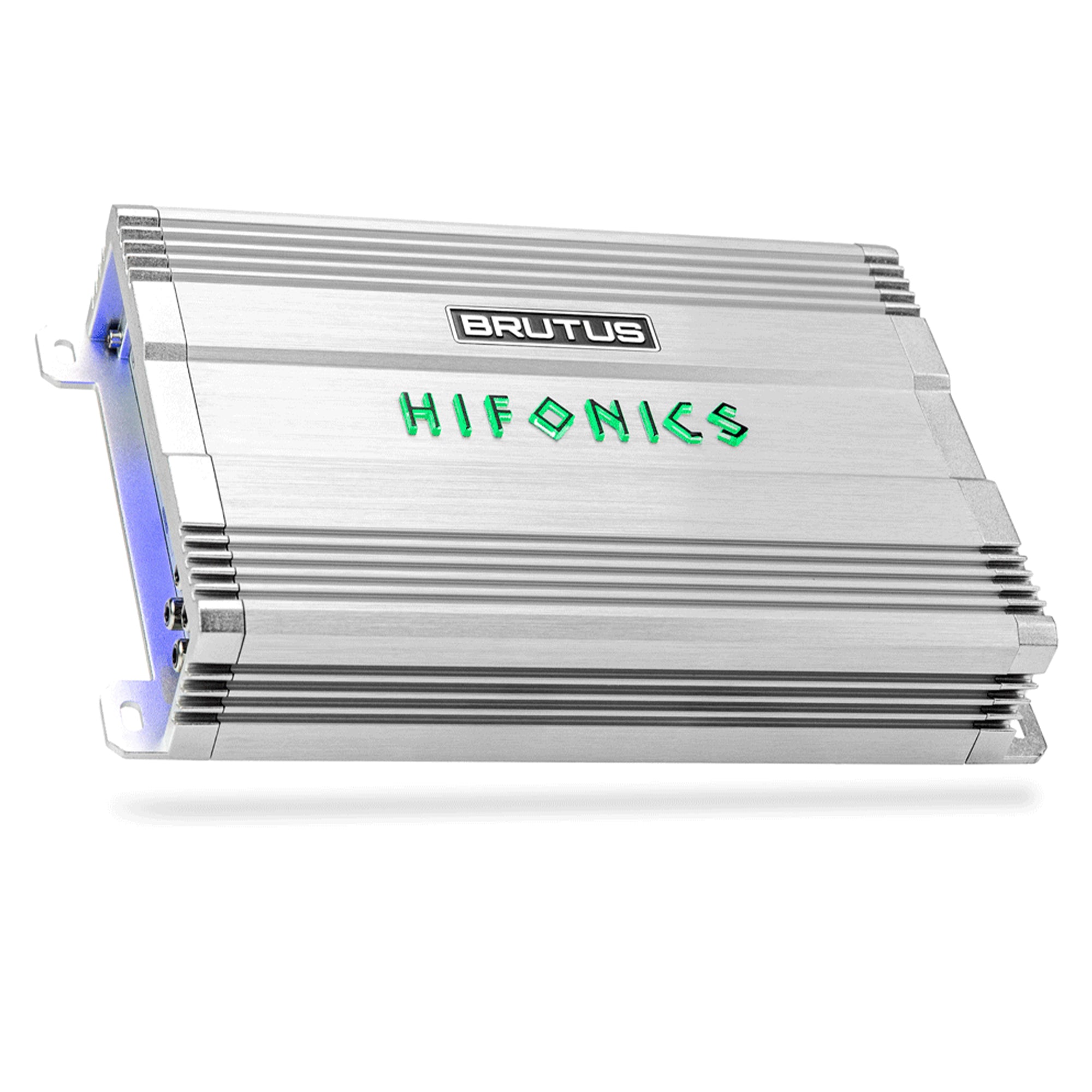 Hifonics Brutus BG 520 Watt 4 Channel Amplifier with Built-In UV Meter, Silver - VMInnovations