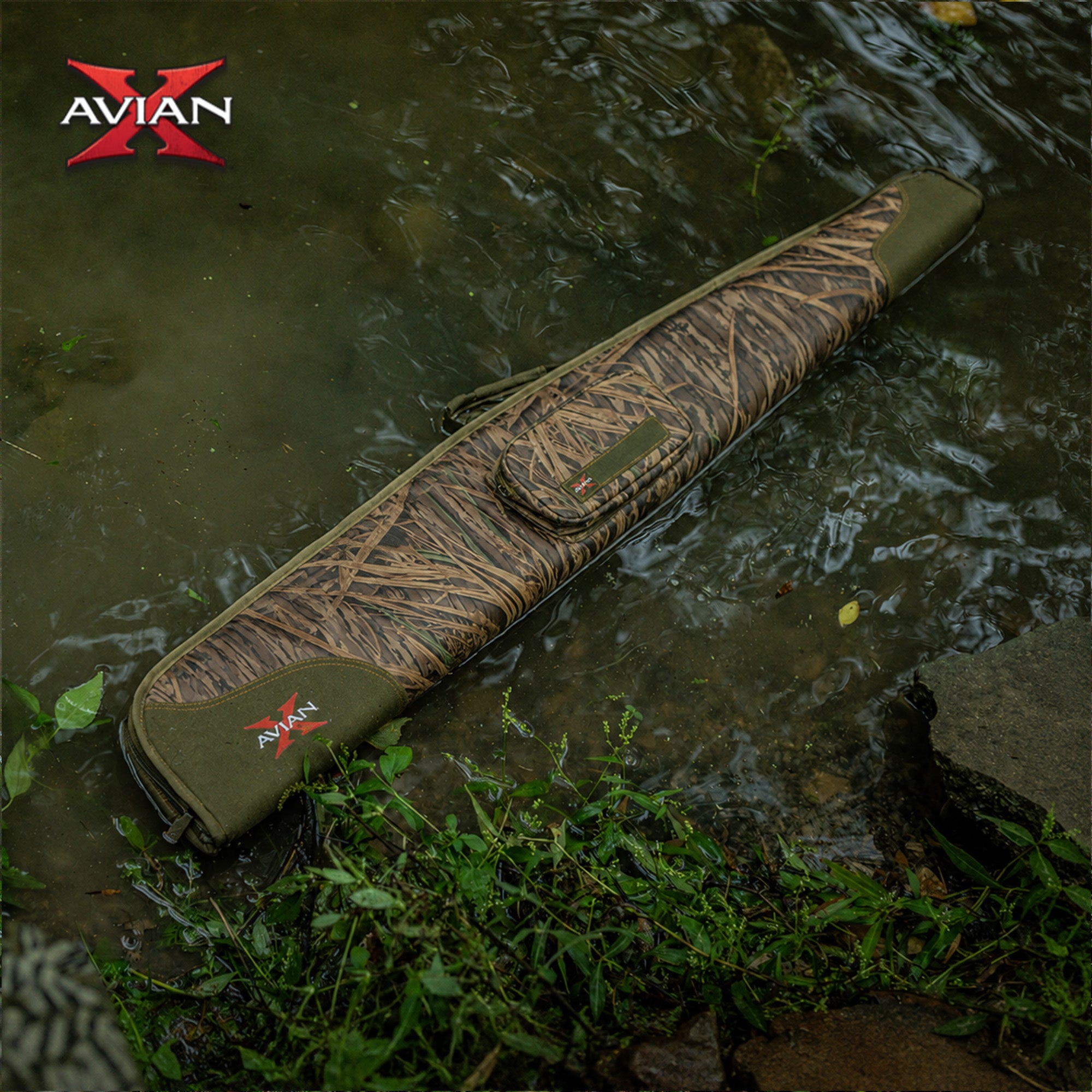 Avian-X Deluxe Floating Gun Case with Closed-Cell Foam Construction, Shadowgrass - VMInnovations