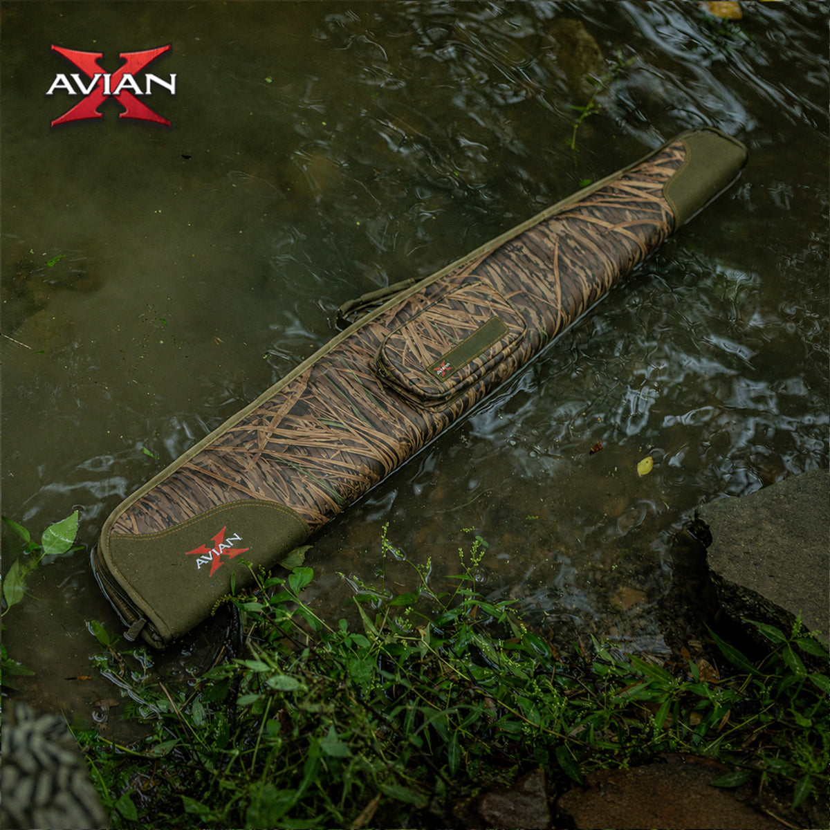 Avian-X Deluxe Floating Gun Case with Closed-Cell Foam Construction, Shadowgrass