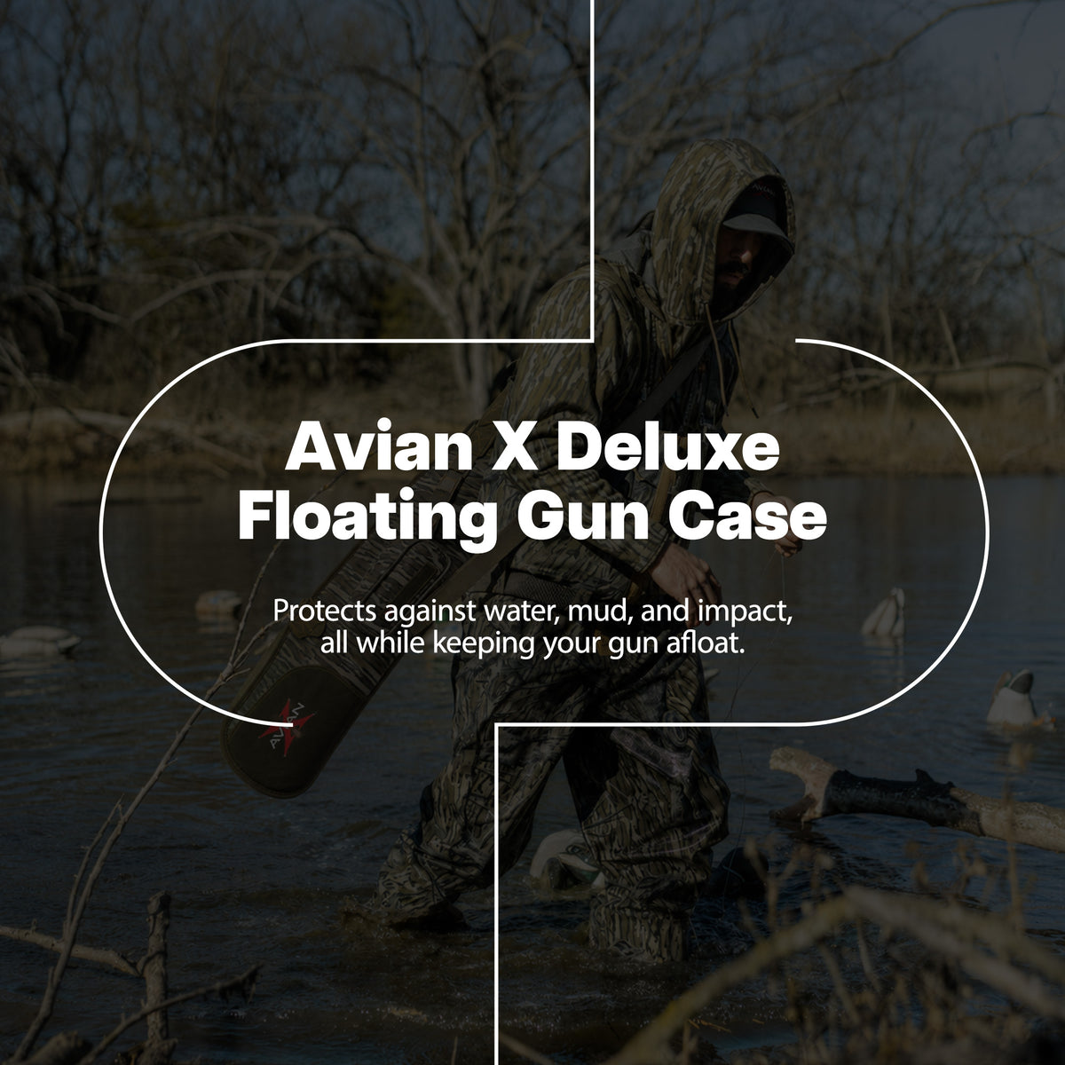 Avian-X Deluxe Floating Gun Case with Closed-Cell Foam Construction, Bottomland