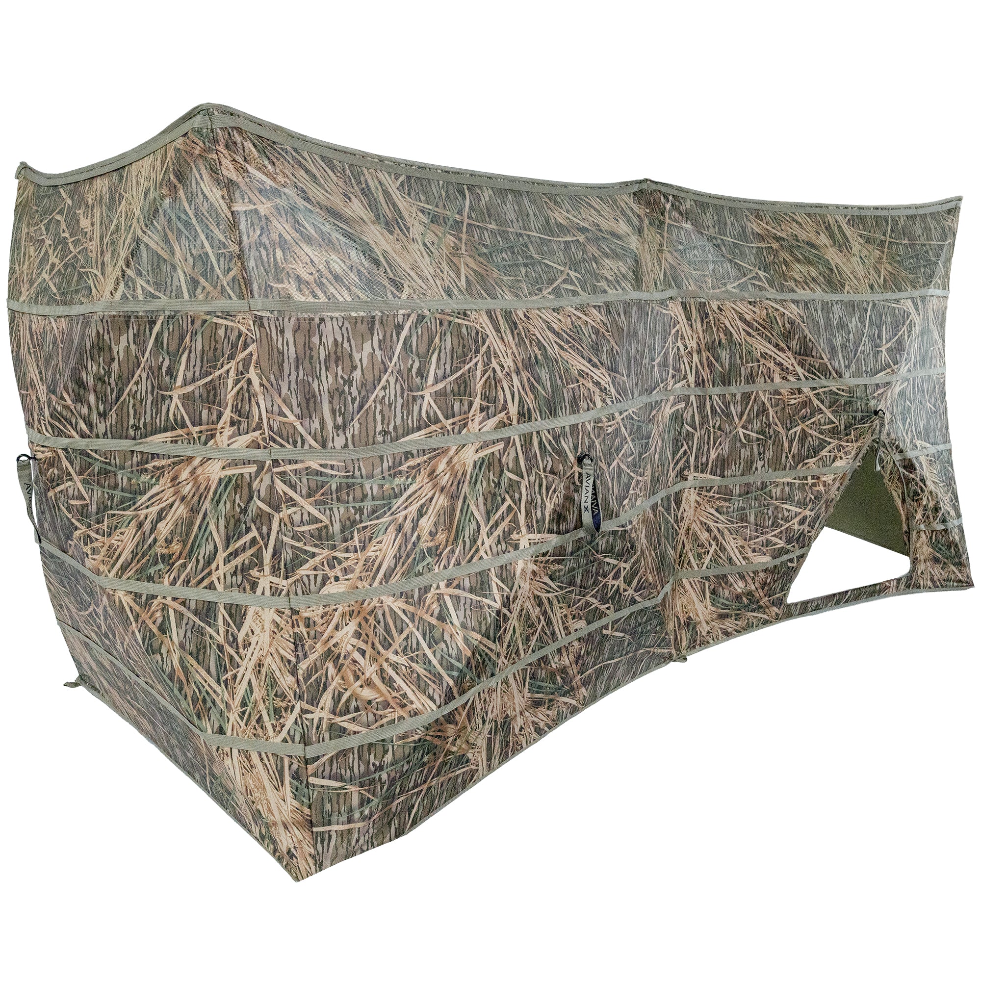 Avian-X Pop-Up X-Panel Waterfowl Blind, Lightweight Hub-Style Frame, Shadowgrass