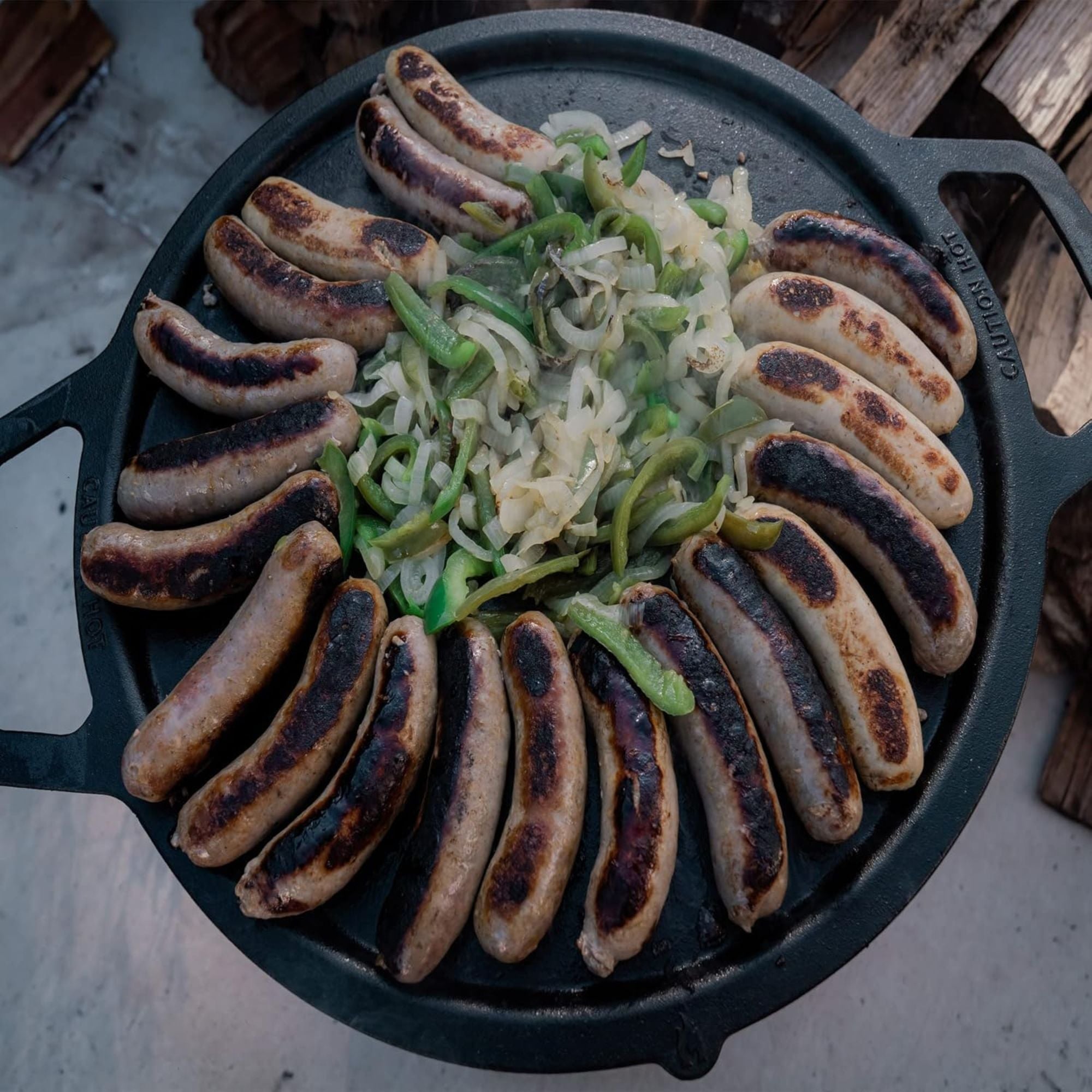 Solo Stove Bonfire Griddle Top & Hub, Cast Iron Cooktop with Stainless Steel Hub