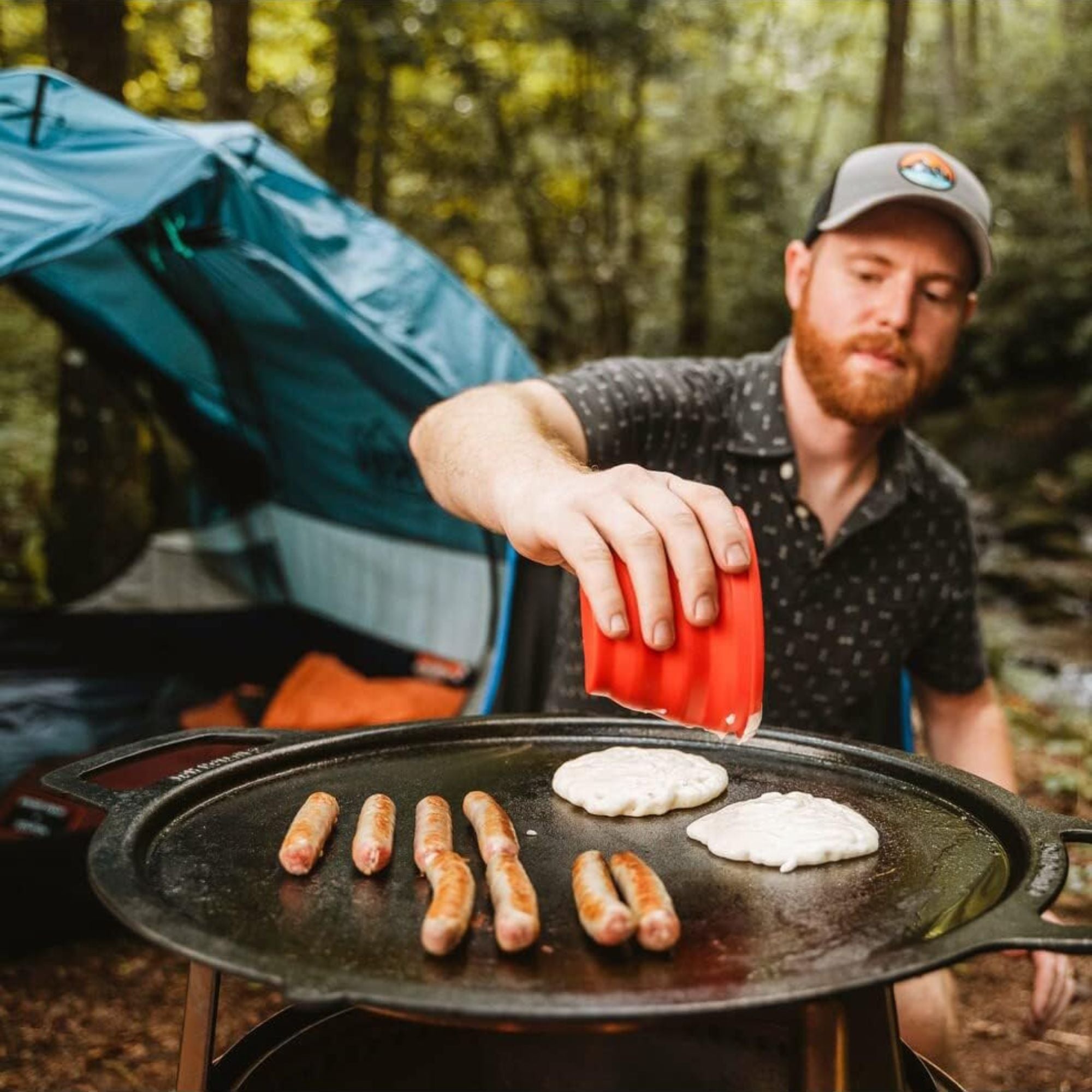 Solo Stove Cast Iron Griddle Top, 14.25" Cooking Surface for Ranger Fire Pit