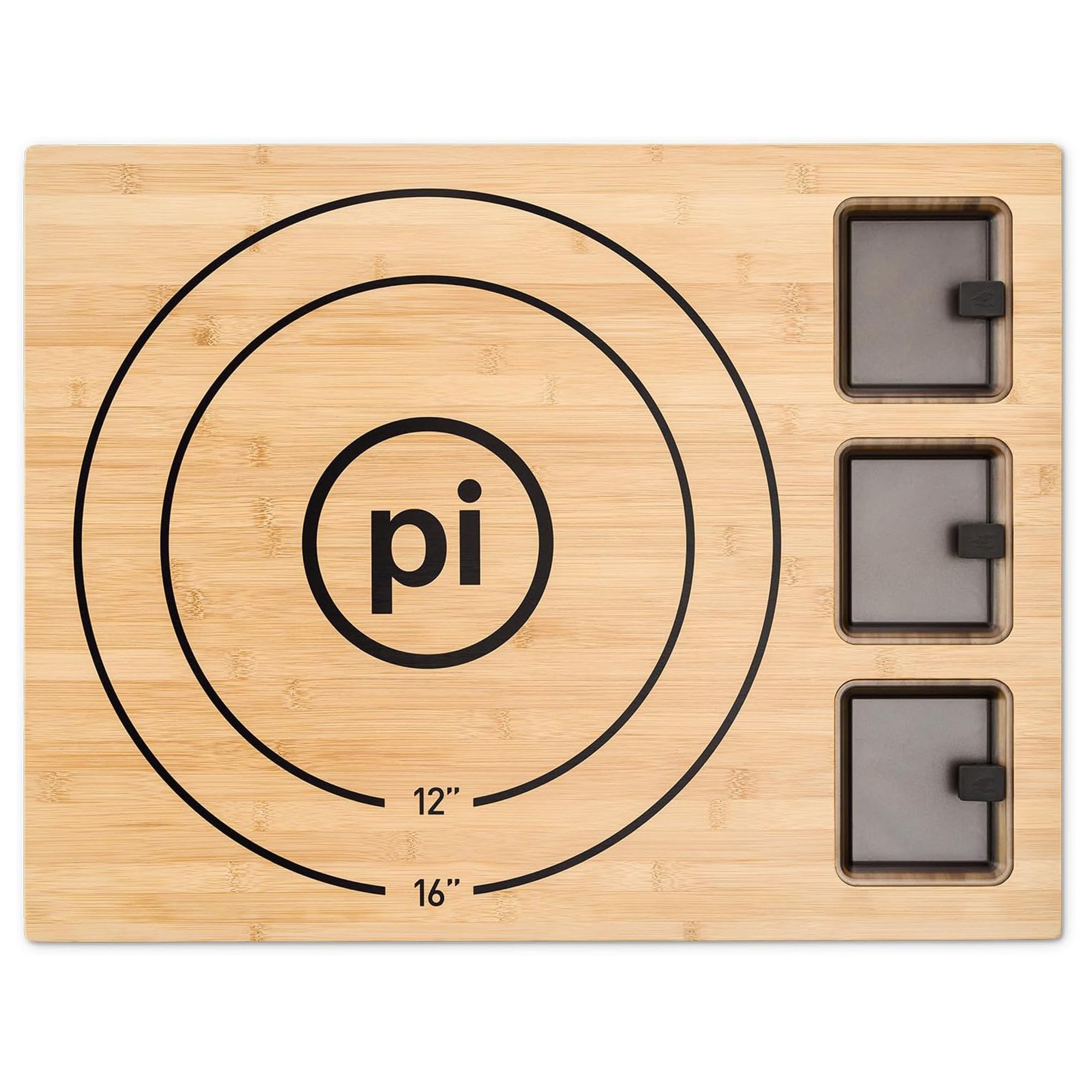 Solo Stove Pi Cutting Board with Containers & Lids, Large Chopping Cutting Board