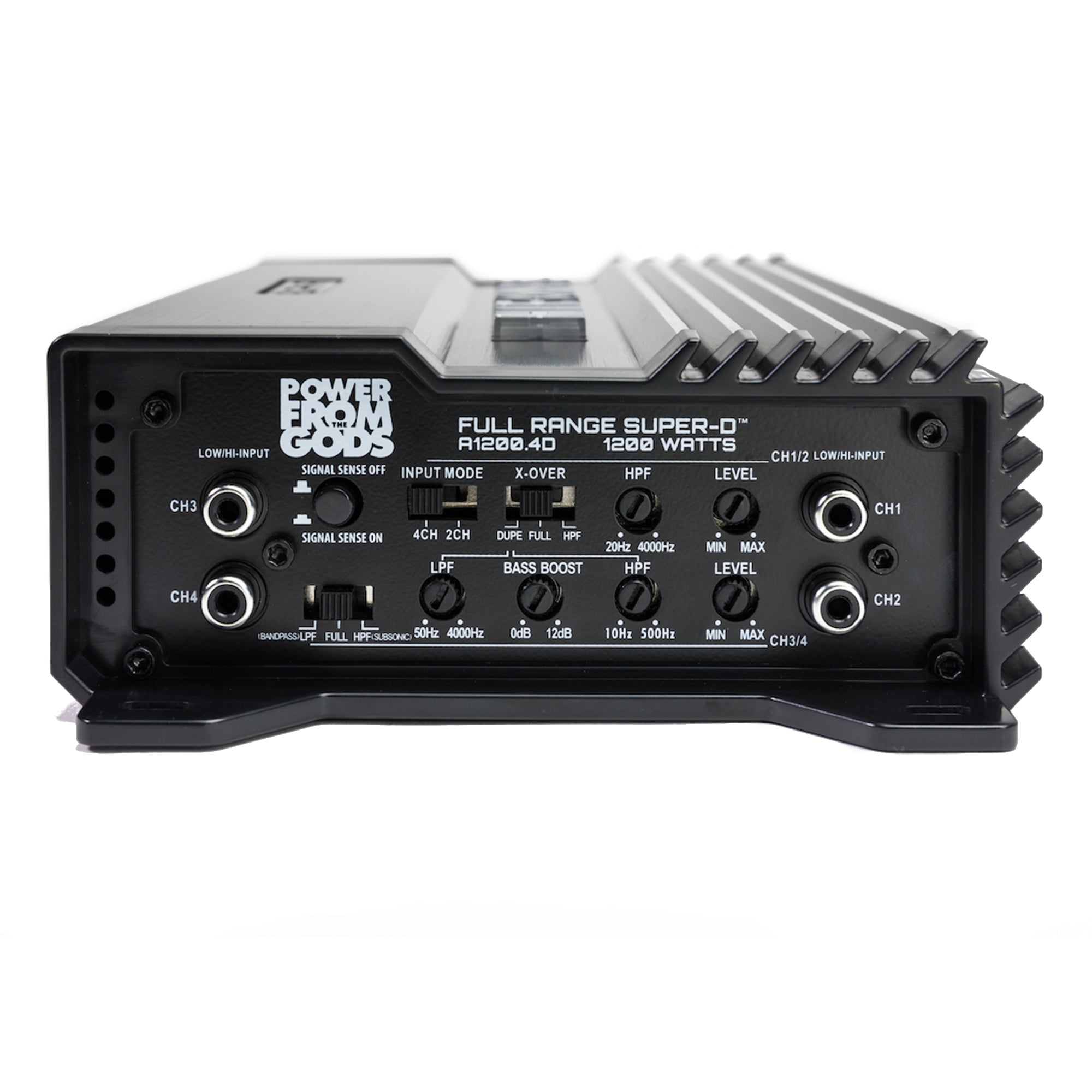 Hifonics A1200.4D Alpha 1200W 4 Channel Car Audio Amplifier, Super D-Class - VMInnovations
