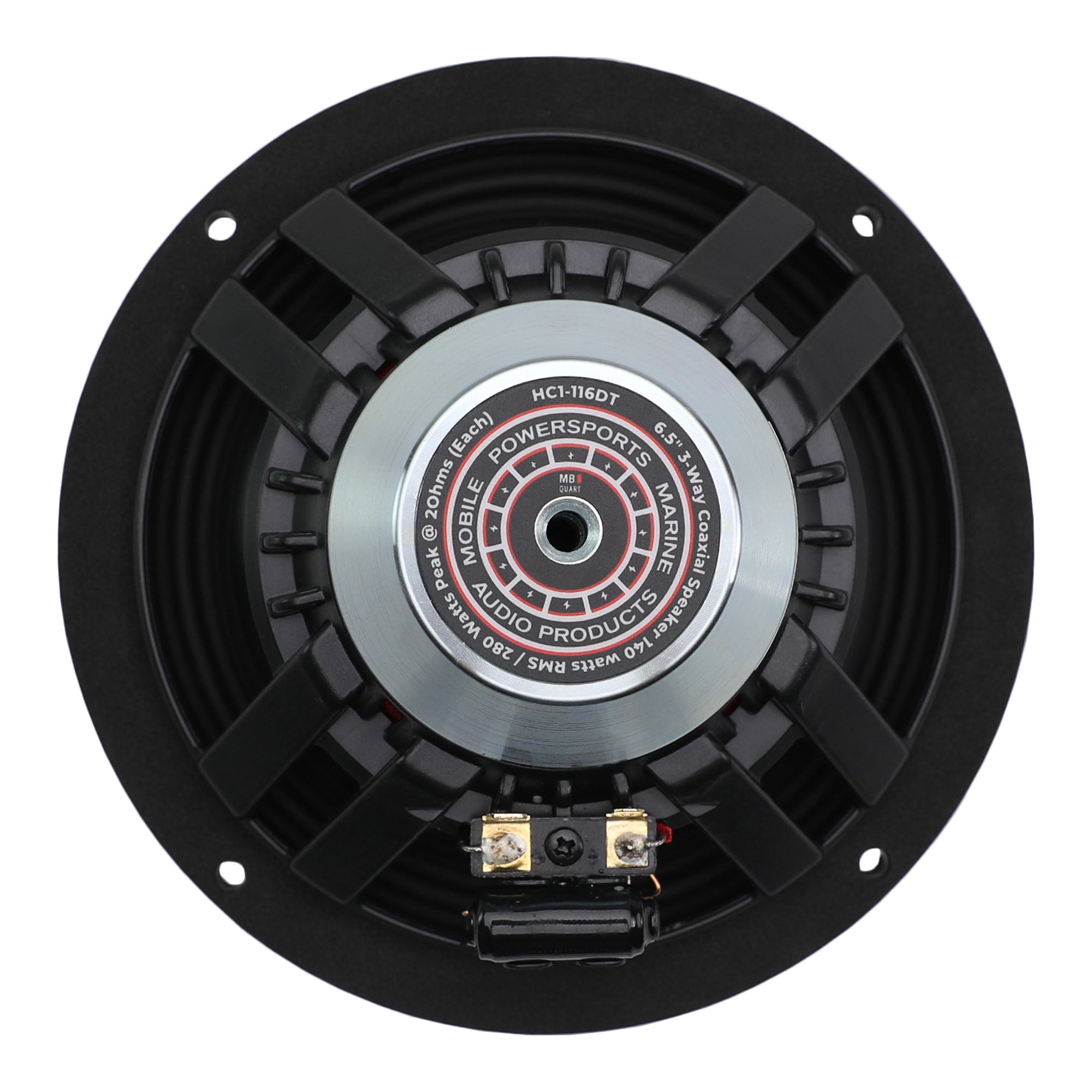 MB Quart 6.5" 3-Way Coaxial Speakers,14-23 Harley Davidson Street & Ultra Glide - VMInnovations