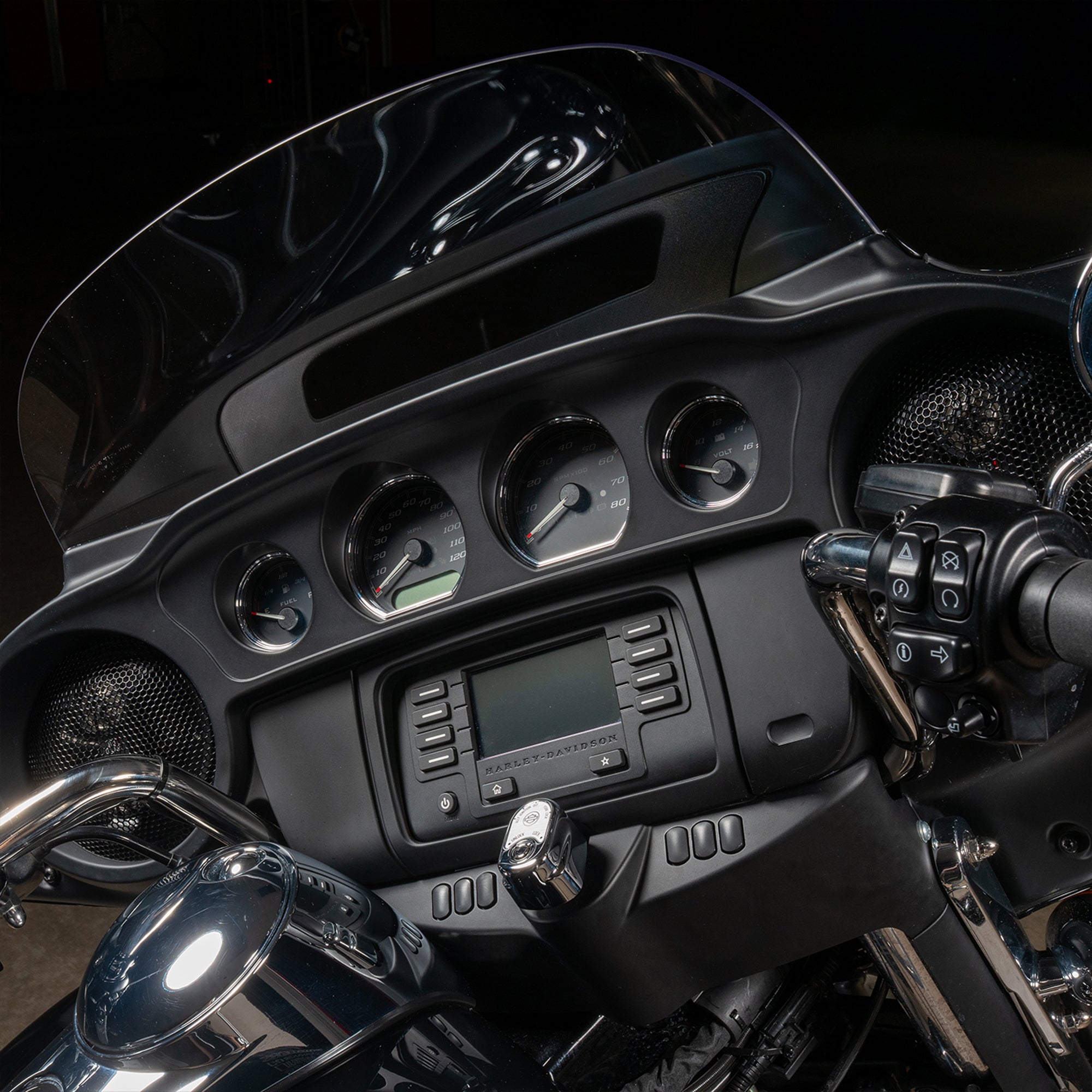 MB Quart 6.5" 3-Way Coaxial Speakers,14-23 Harley Davidson Street & Ultra Glide - VMInnovations