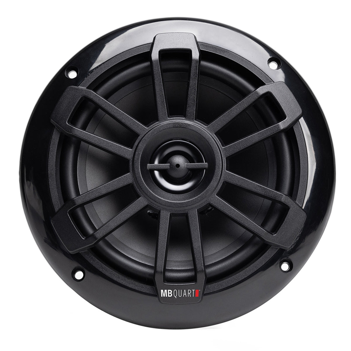MB Quart NF1-116B Nautic Series Marine Coaxial Speakers, 2 Pair, 6.5 Inch, Black