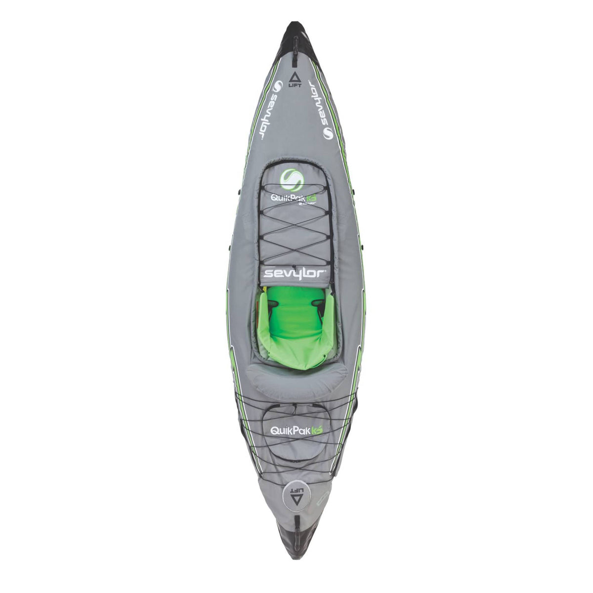 Sevylor K5 1 Person Inflatable Kayak w Hand Pump & Paddle (For Parts)