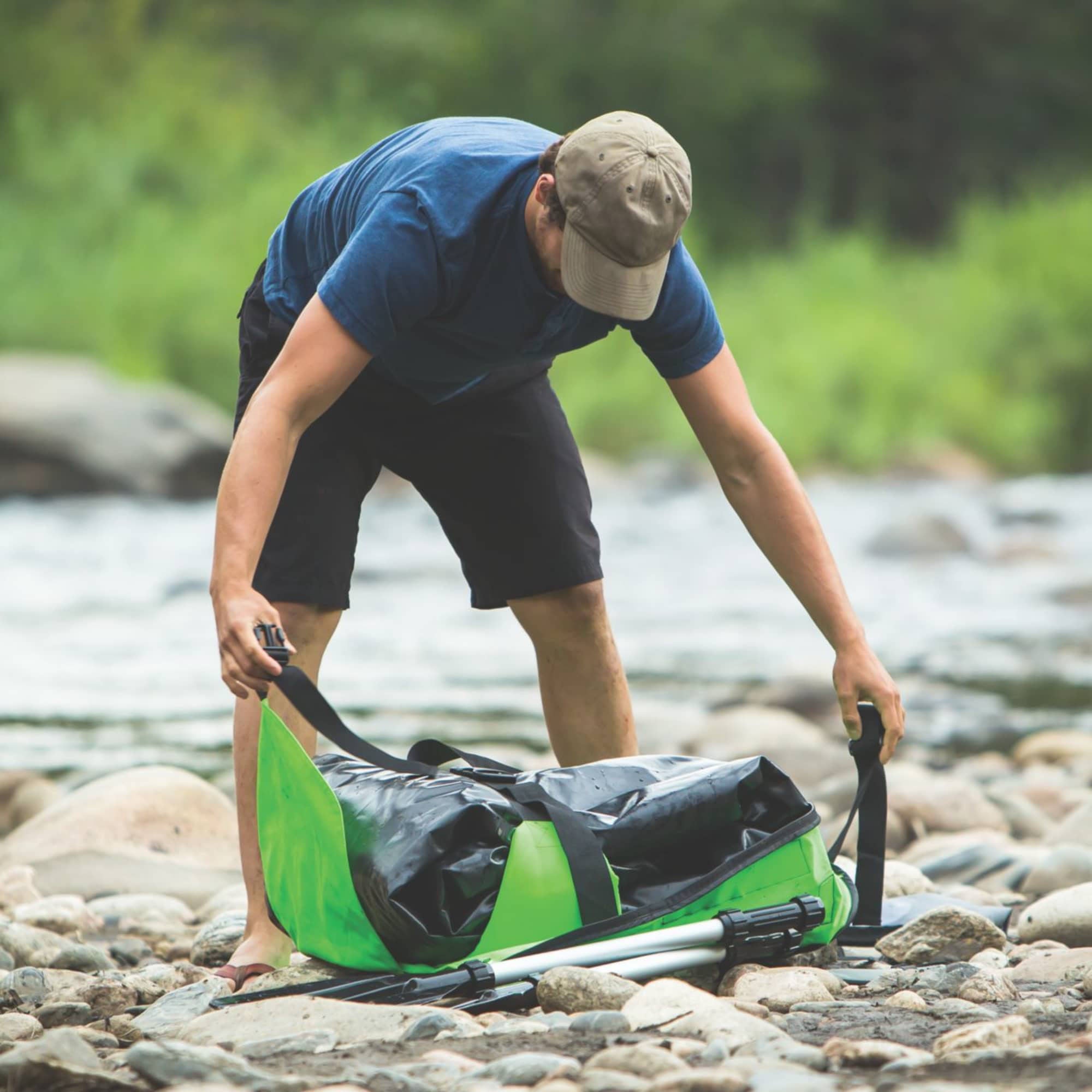 Sevylor QuickPak K5 1 Person Inflatable Kayak with Hand Pump and Paddle, Gray (Open Box)