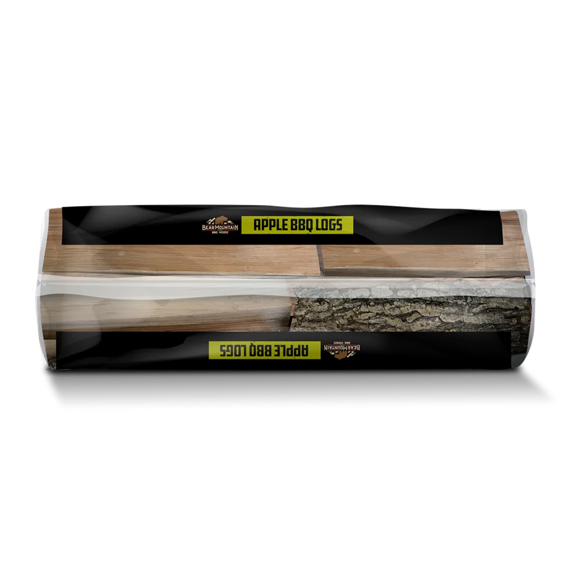 Bear Mountain BBQ Apple BBQ Wood Logs for Outdoor Fire Pits & Smokers, 1 Bag - VMInnovations