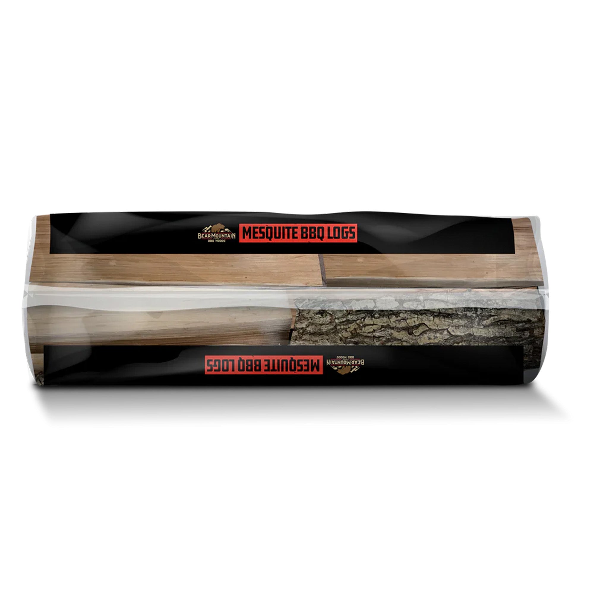 Bear Mountain BBQ Mesquite BBQ Wood Logs for Outdoor Fire Pits & Smokers, 1 Bag