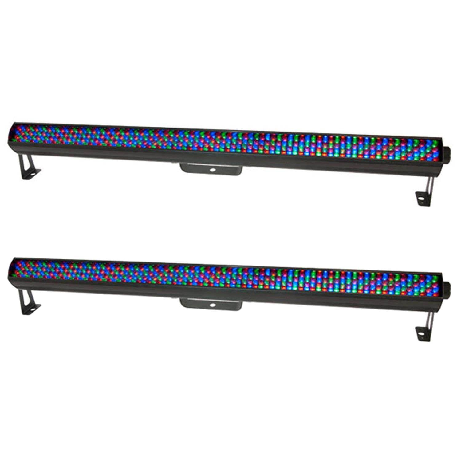 2 CHAUVET ColorRail IRC Linear LED Strip RGB DMX Wash Effect Lights - Color Rail