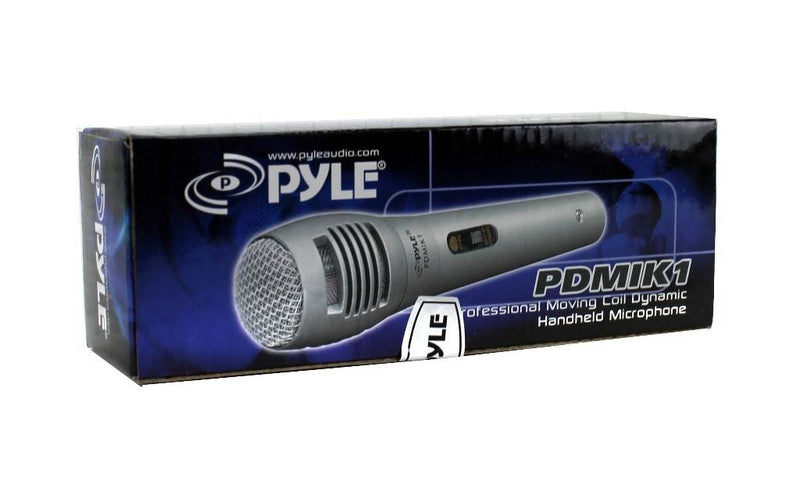 4) PYLE PDMIK1 Professional Moving Coil Dynamic Handheld Microphones Mic + Cable