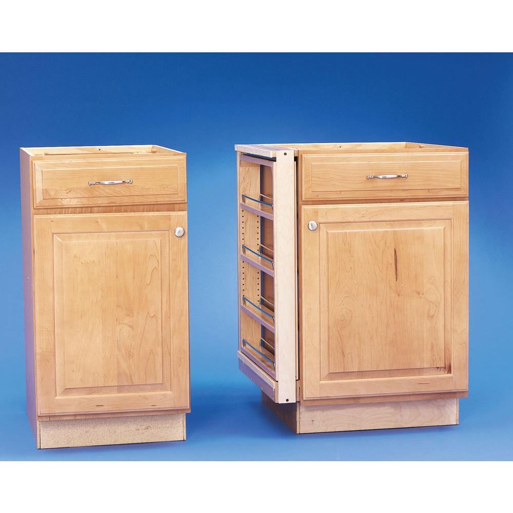 Rev-A-Shelf 432-BF-3C 3" Base Filler Pullout, Maple (Certified Refurbished) - VMInnovations
