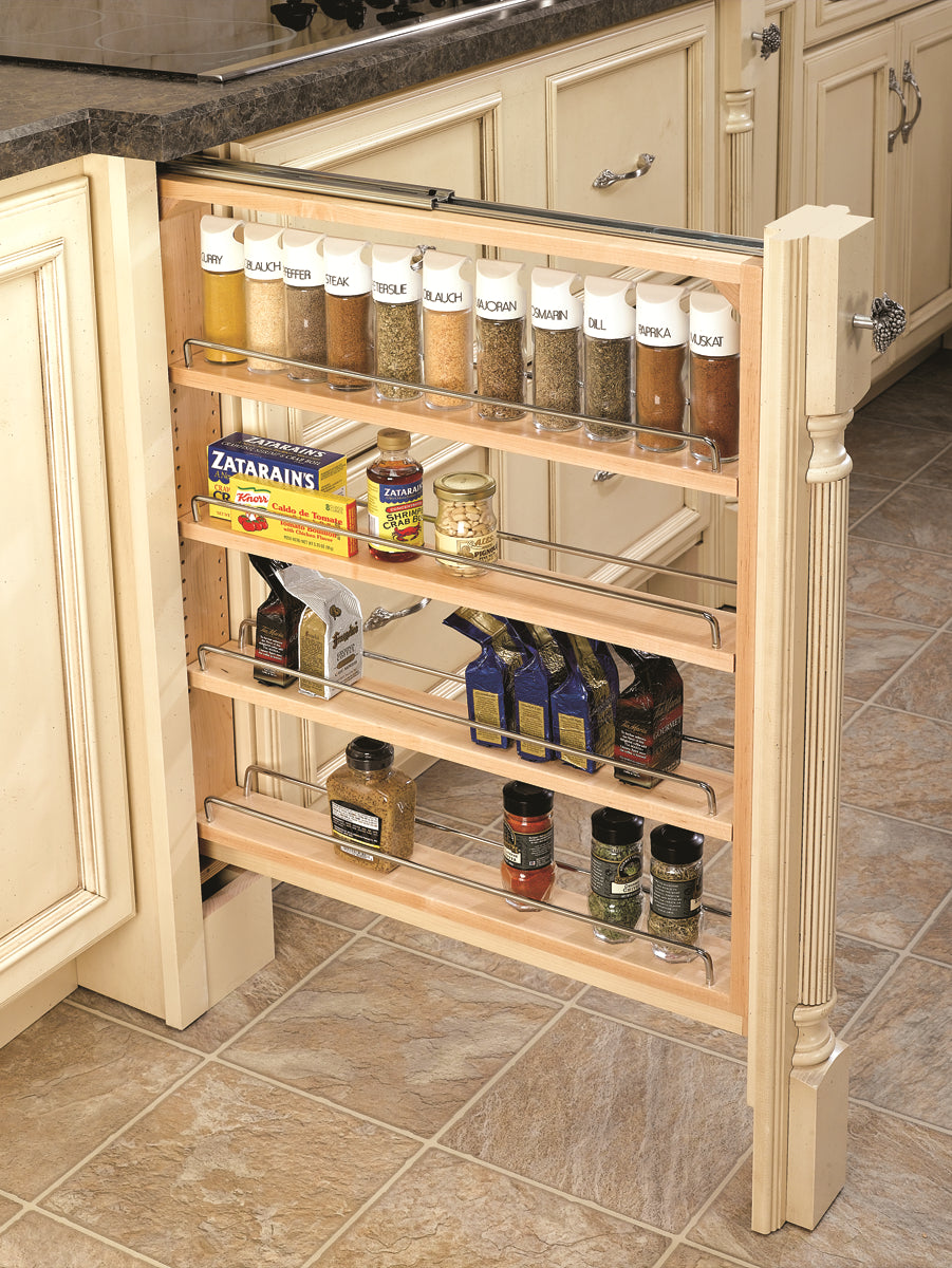 Rev-A-Shelf 432-BF-3C 3" Base Filler Pullout, Maple (Certified Refurbished) - VMInnovations