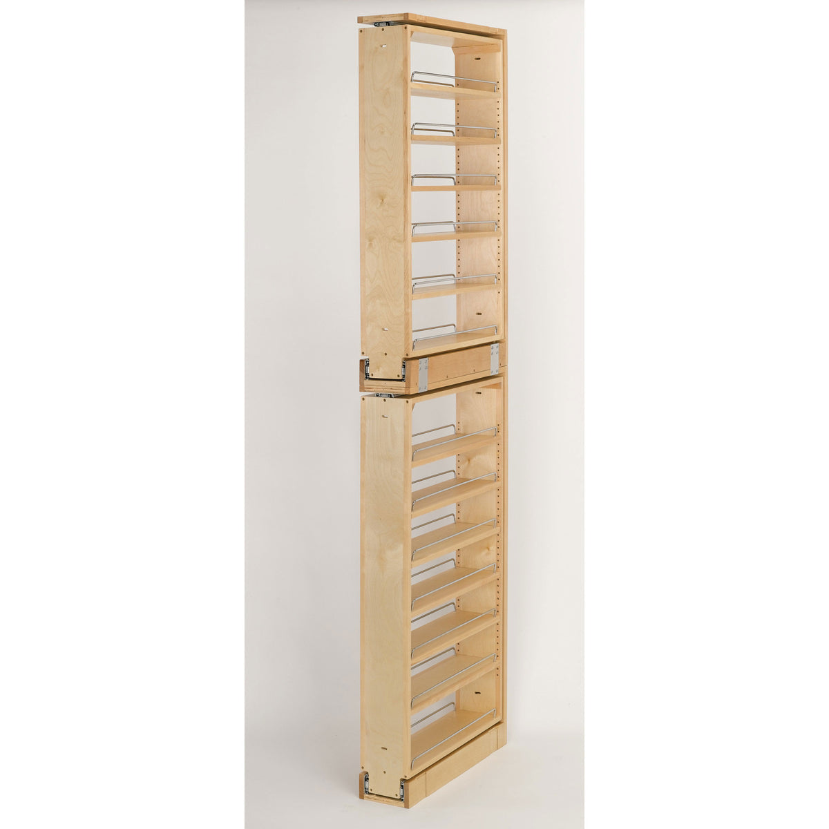 Rev-A-Shelf 6 Inch Pullout Between Cabinet Filler Maple Wood Shelf Storage
