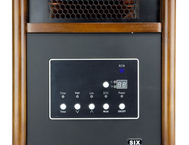 LifeSmart L-HOM6-NS12 1500 Watt 6 Element Infrared Heater 1800sqft - Open Box