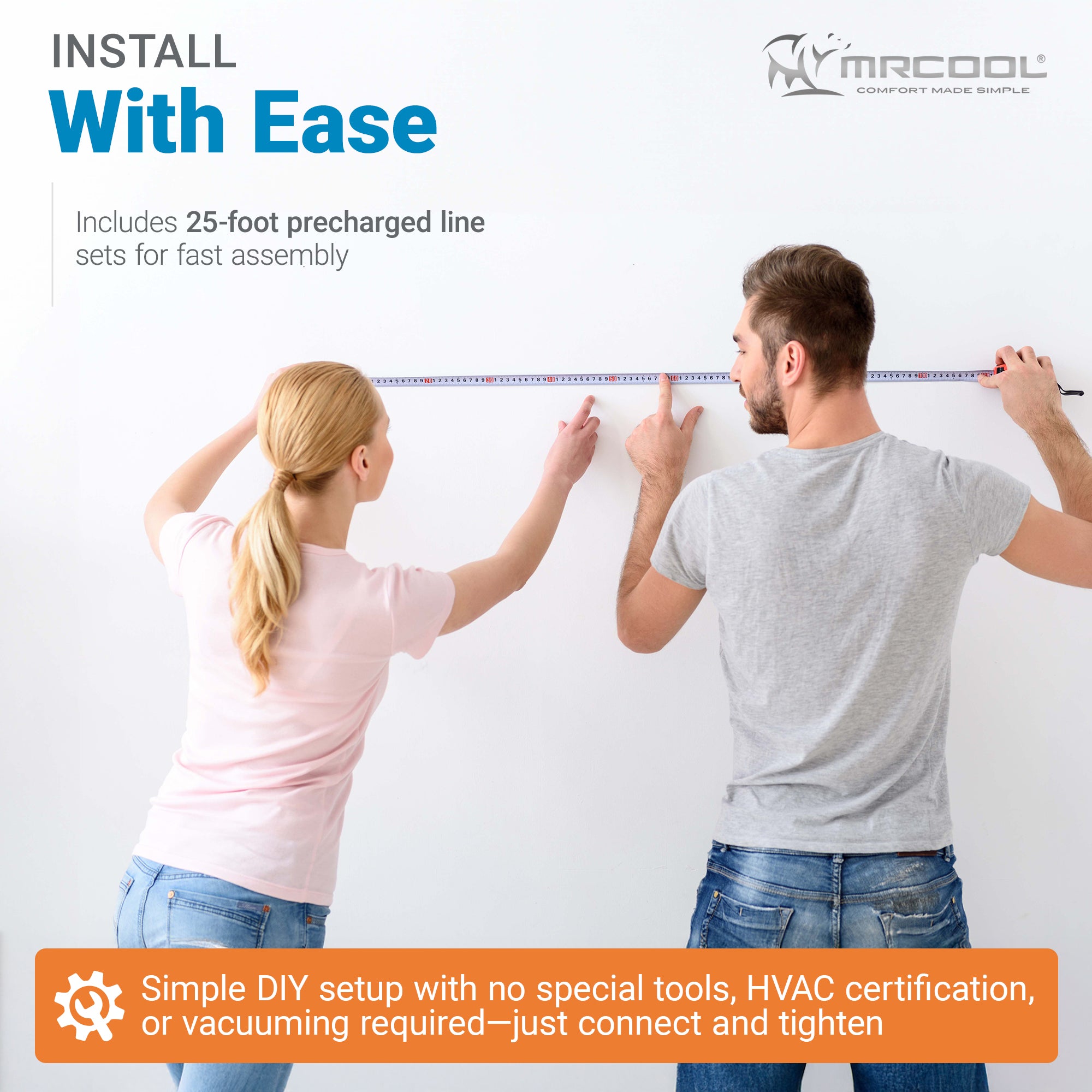 MRCOOL DIY 5th Gen 18K BTU Multi-Zone Ductless Mini Split Air Conditioner, White