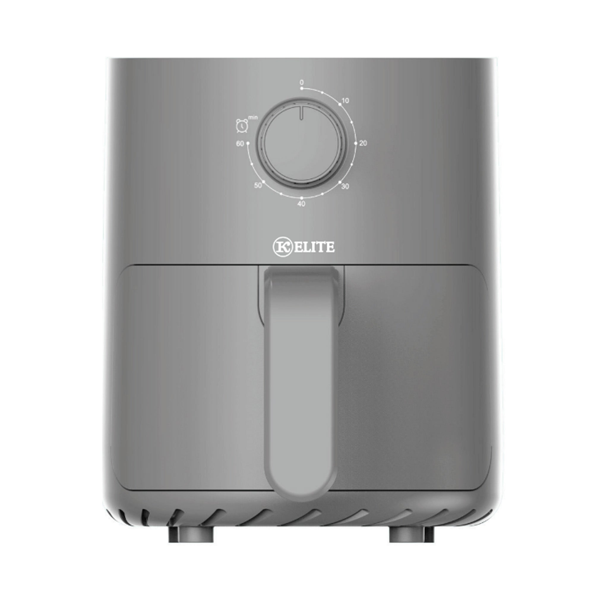 Kitchen Elite 2.2 Qt. Compact Mechanical Air Fryer, Countertop Cooker, Gray - VMInnovations