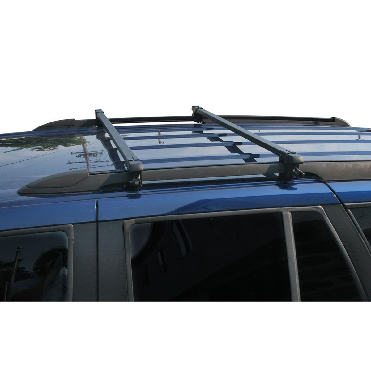 Apex Universal Steel Roof Cross Bars, Side Rail Mounted (Open Box)