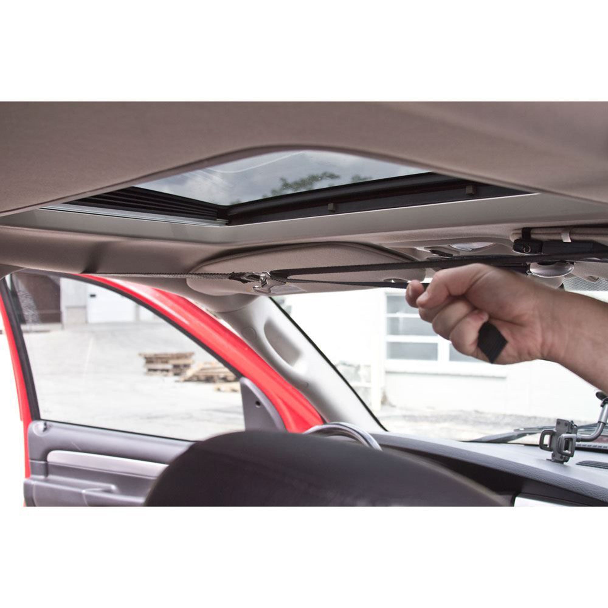 Apex Steel Universal Strap-Attached Roof Cross Bars, 44"-60" Wide (Open Box) - VMInnovations