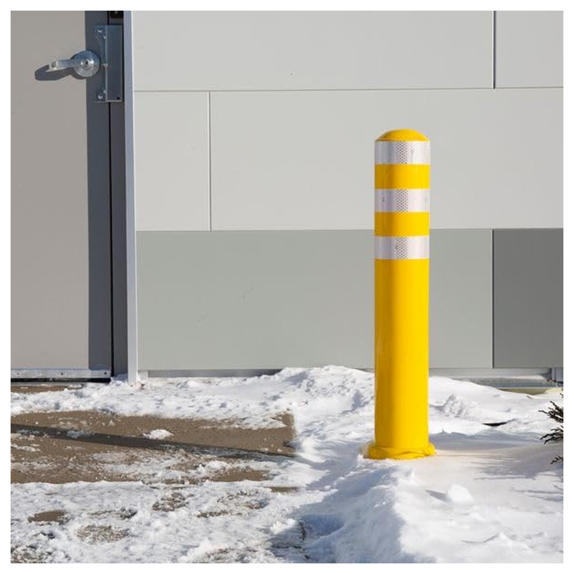 Guardian Removable Safety Bollard, 33.5 Inch Reflective Traffic Post for Safety - VMInnovations