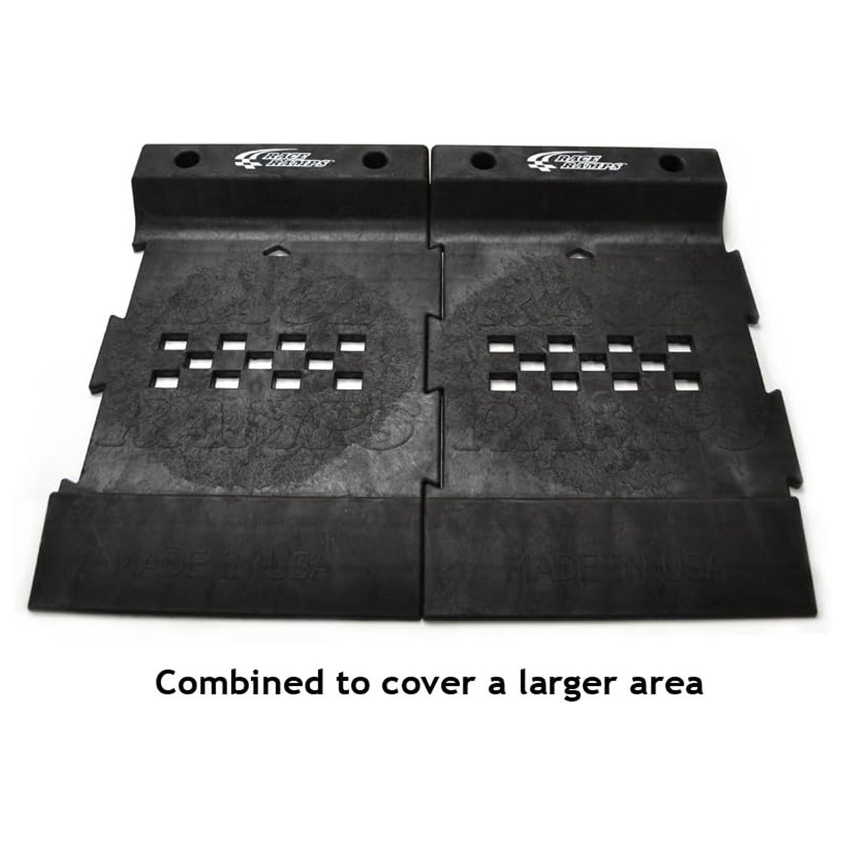 Race Ramps Pro Stop Parking Guide, Rubber Vehicle Stopper for Garage, Set of 2 - VMInnovations