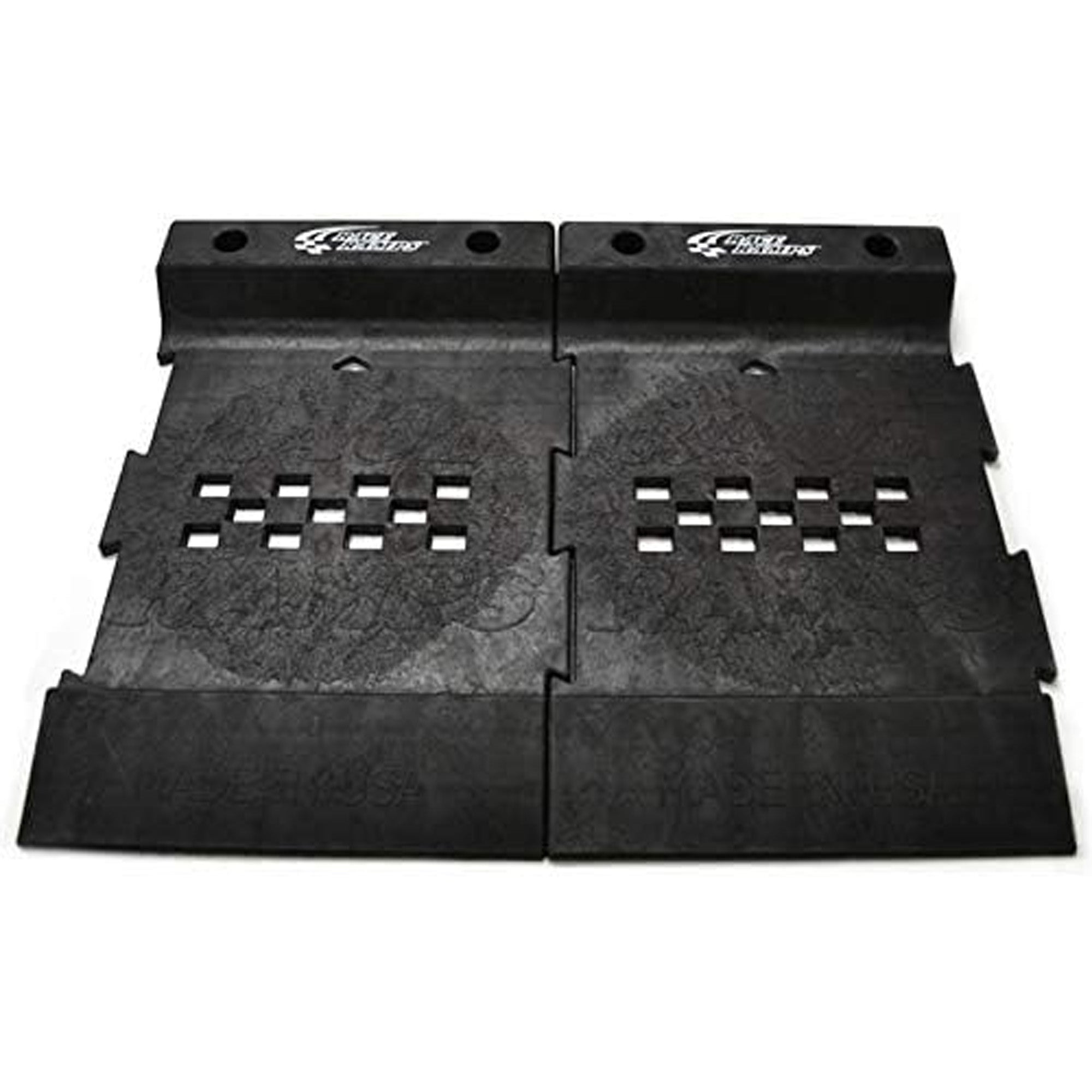 Race Ramps Pro Stop Parking Guide, Rubber Vehicle Stopper for Garage, Set of 4