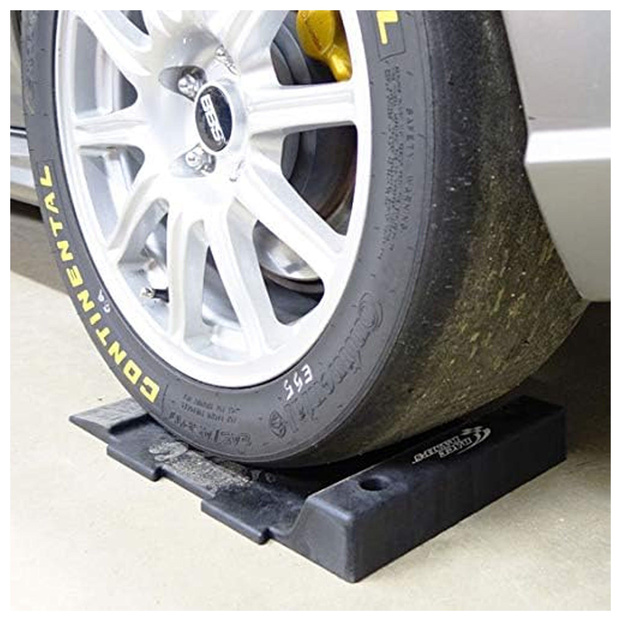 Race Ramps Pro Stop Parking Guide, Rubber Vehicle Stopper for Garage, Set of 4