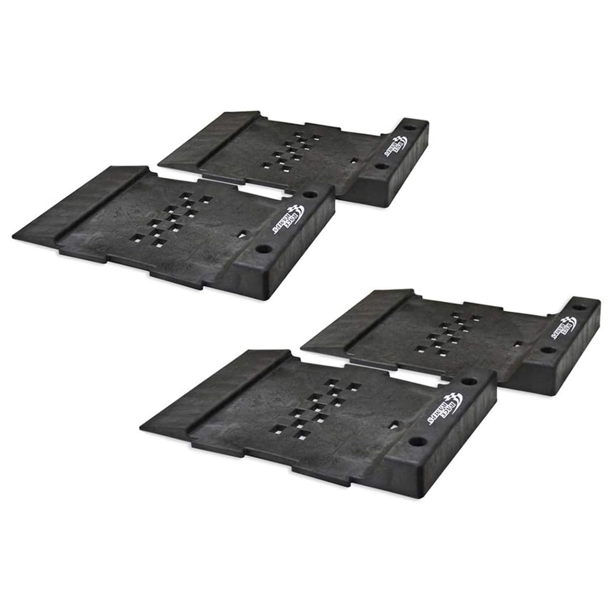 Race Ramps Pro Stop Parking Guide, Rubber Vehicle Stopper for Garage, Set of 4