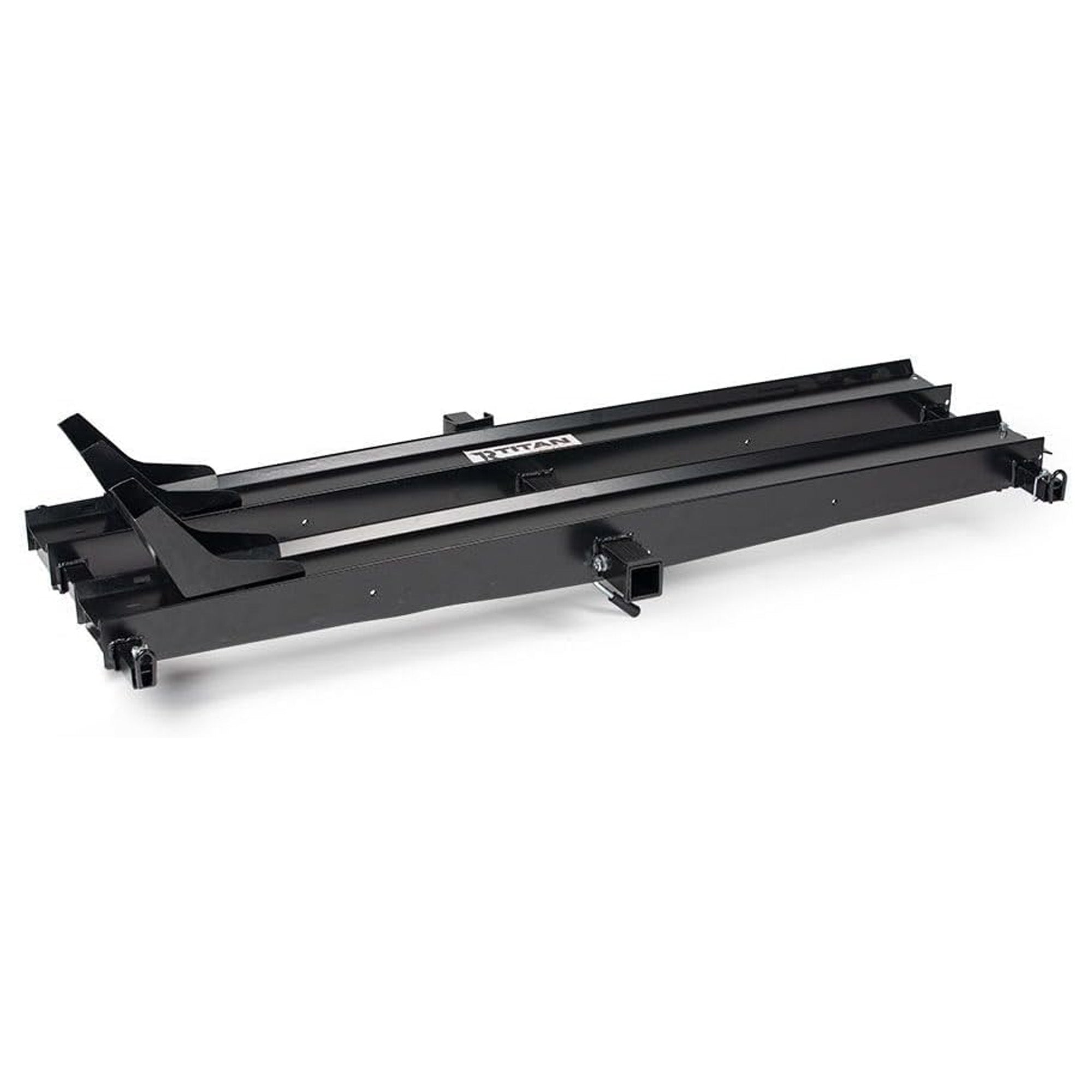 Titan Ramps Dual Motorcycle Carrier with Ramp Extension, 600 Pound Capacity
