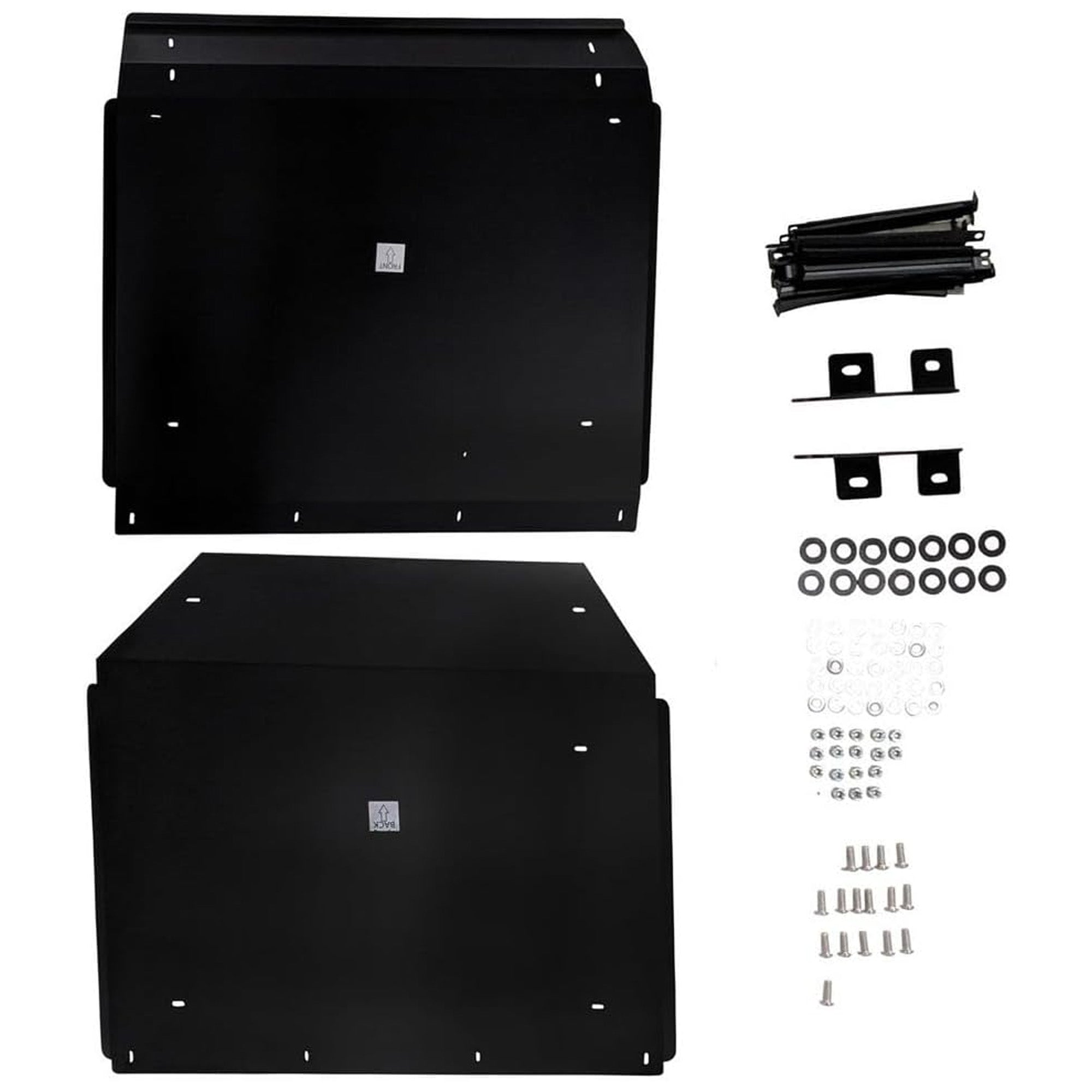 Titan Ramps Aluminum Roof Accessory for Polaris RZR 4-Door UTV Models, Black