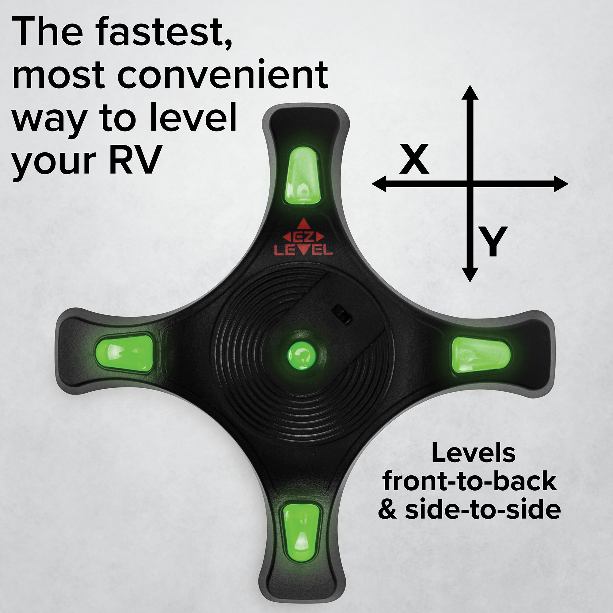 EZ Level RV Leveling System, Dual Axis Camper Level, LED Indicator Lights (Used)
