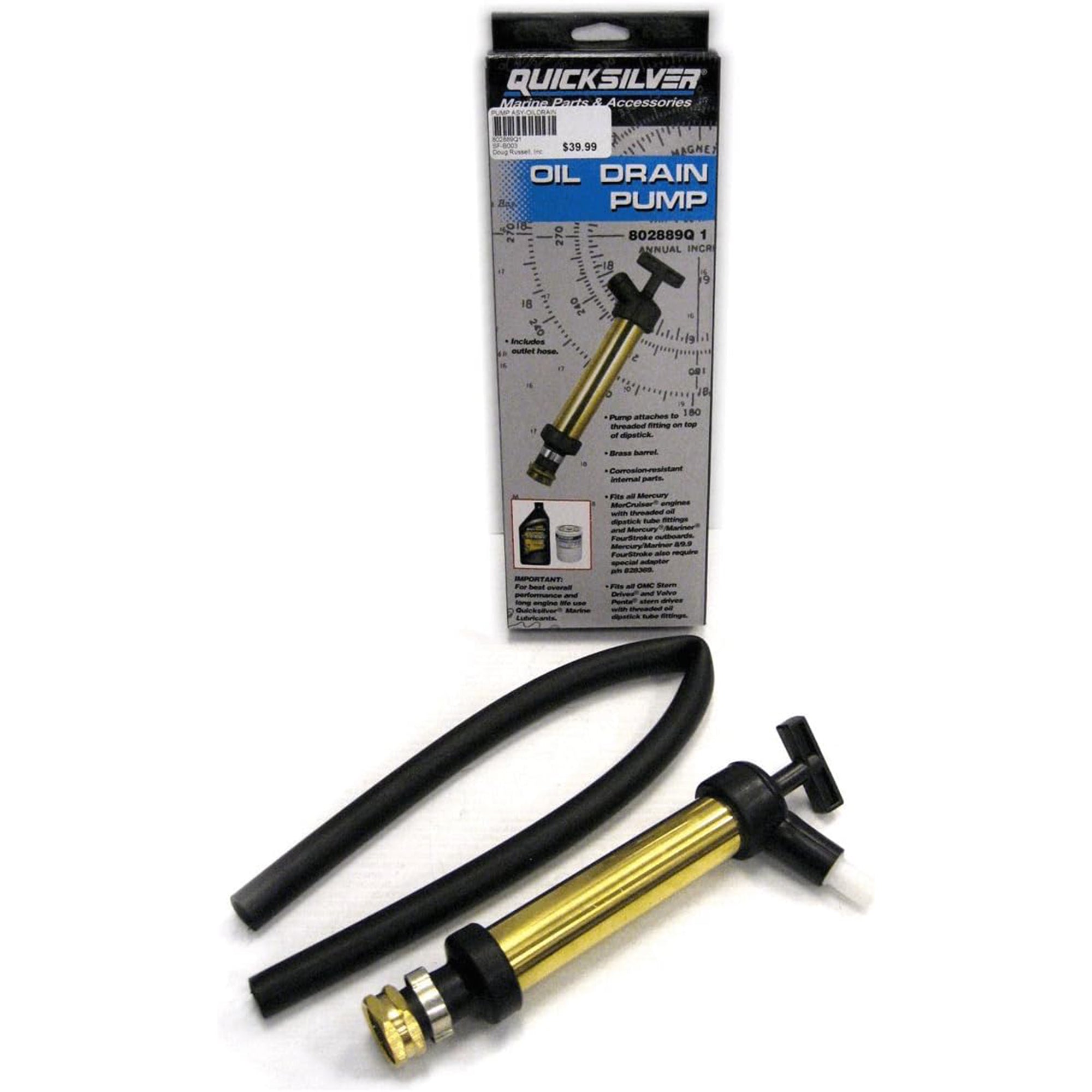 Mercury 802889A1 Crankcase Oil Pump for Select Outboard and MerCruiser Engines - VMInnovations
