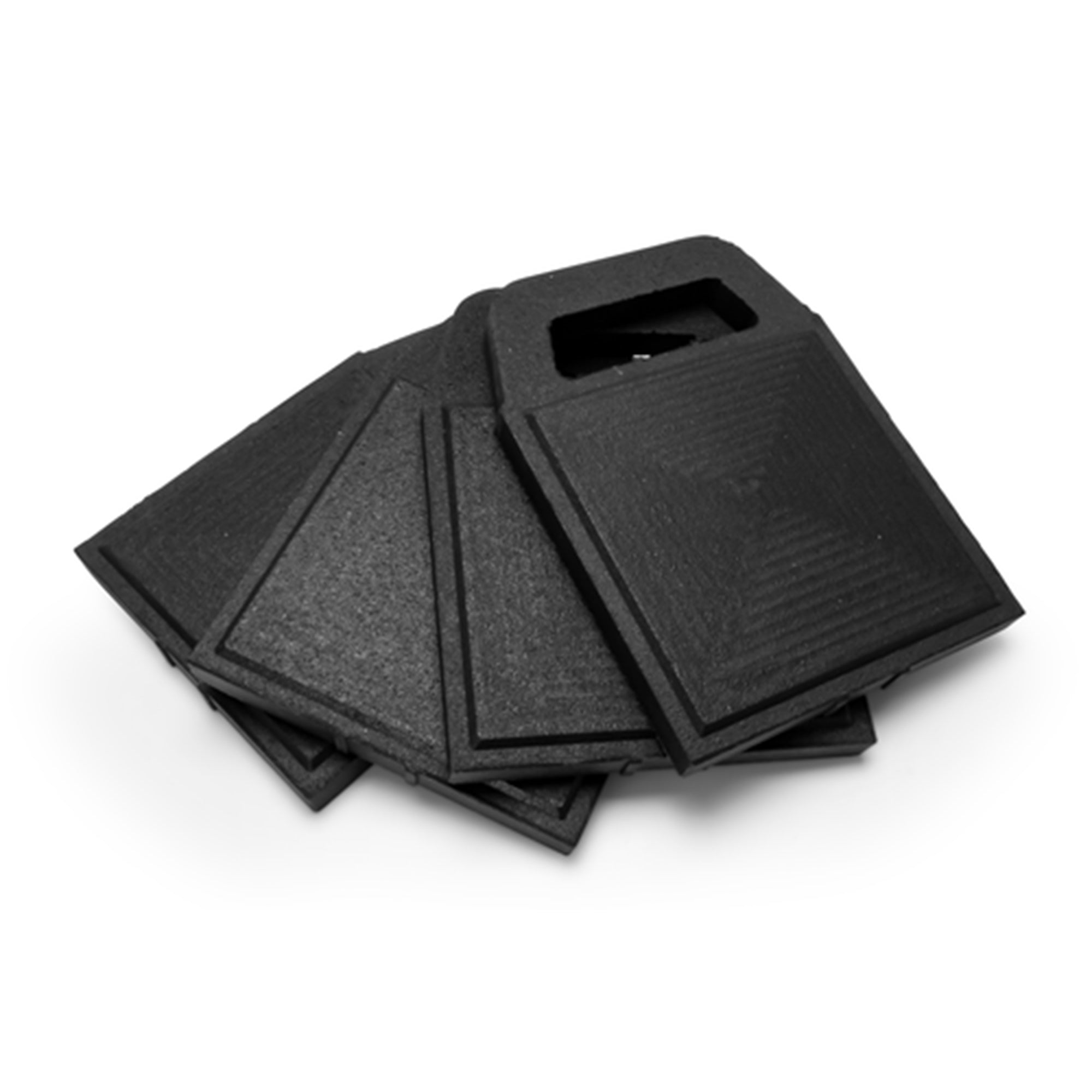 Camco RV Stabilizer Jack Flex Pads, Heavy Duty Rubber Leveling Pads, 4 Pack - VMInnovations