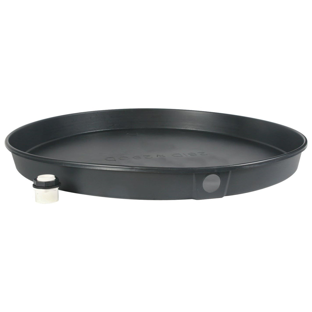 Camco 26 Inch ID Drain Pan, Drip Tray w/ PVC Fitting for Electric Water Heaters - VMInnovations