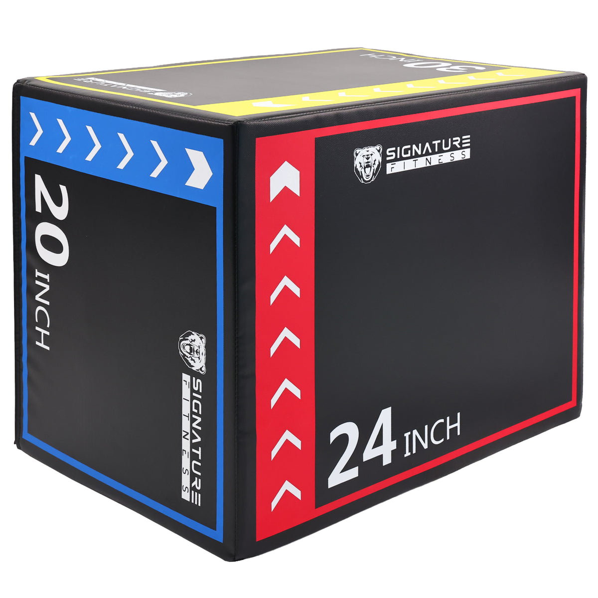 BalanceFrom 3-in-1 Plyometric Jump Box, Non-Slip Adjustable Workout Equipment