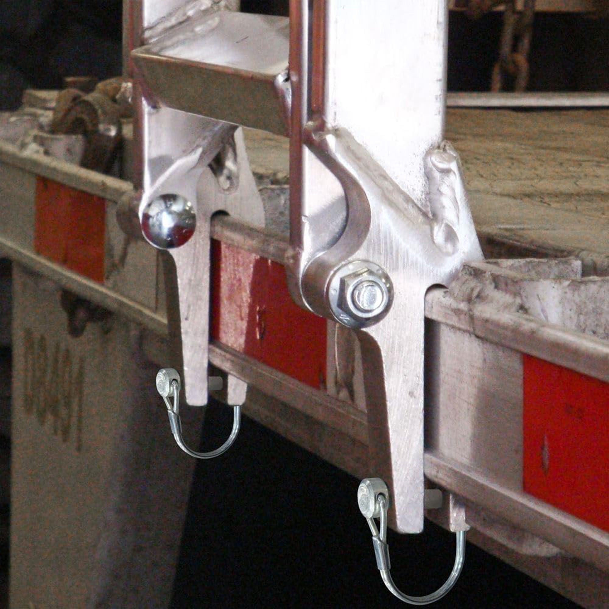 HD Ramps EZ Deck Step 48" Step Ladder for Trailer, 28" to 42" Deck Height - VMInnovations