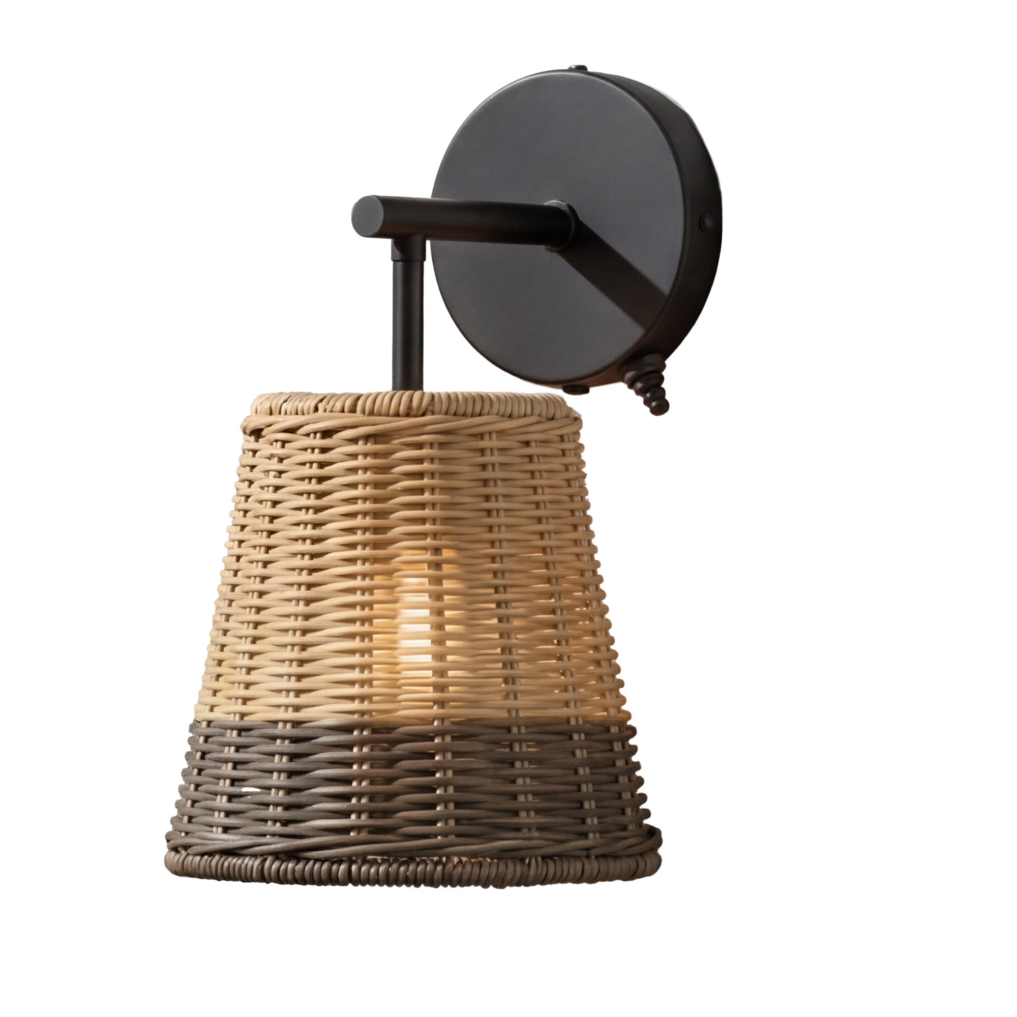 Mule 1-Light 12 Inch LED Wet-Rated Wall Light for Indoor/Outdoor, Matte Black