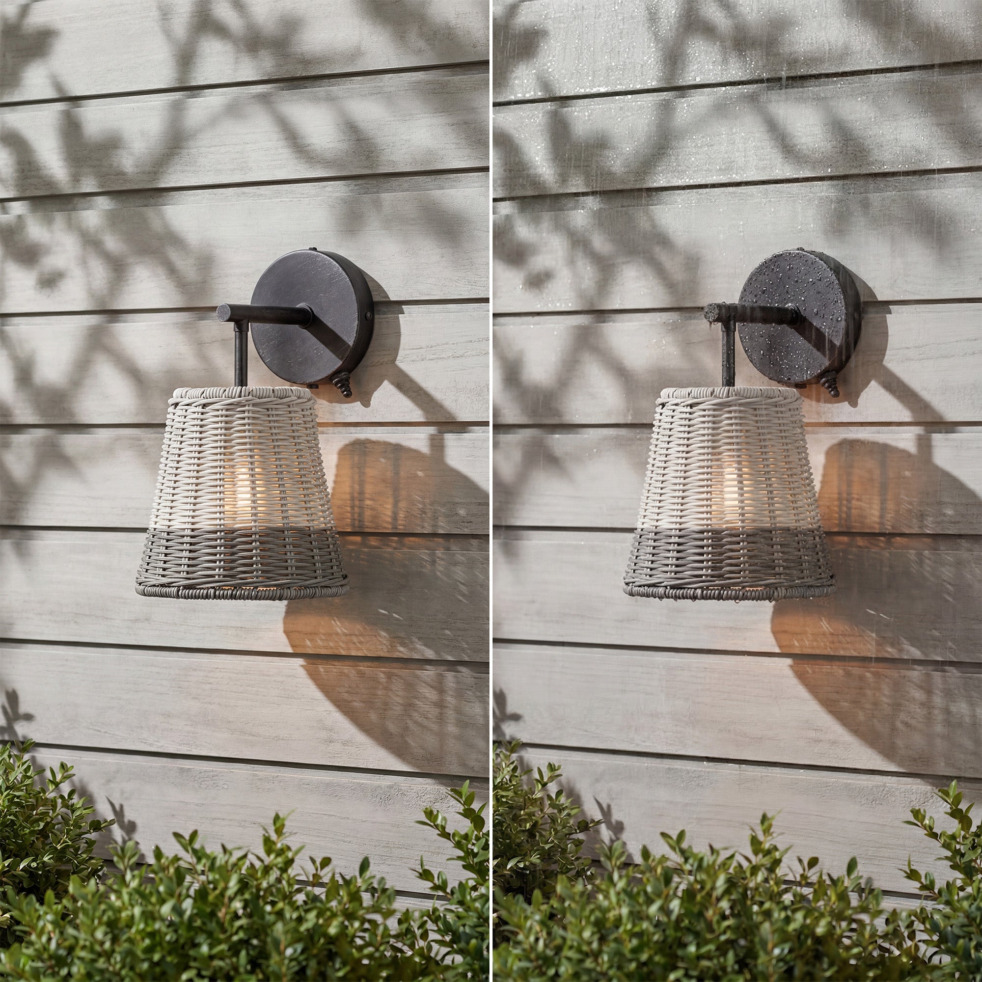 Mule 1-Light 12 Inch LED Wet-Rated Wall Light for Indoor/Outdoor, Matte Black