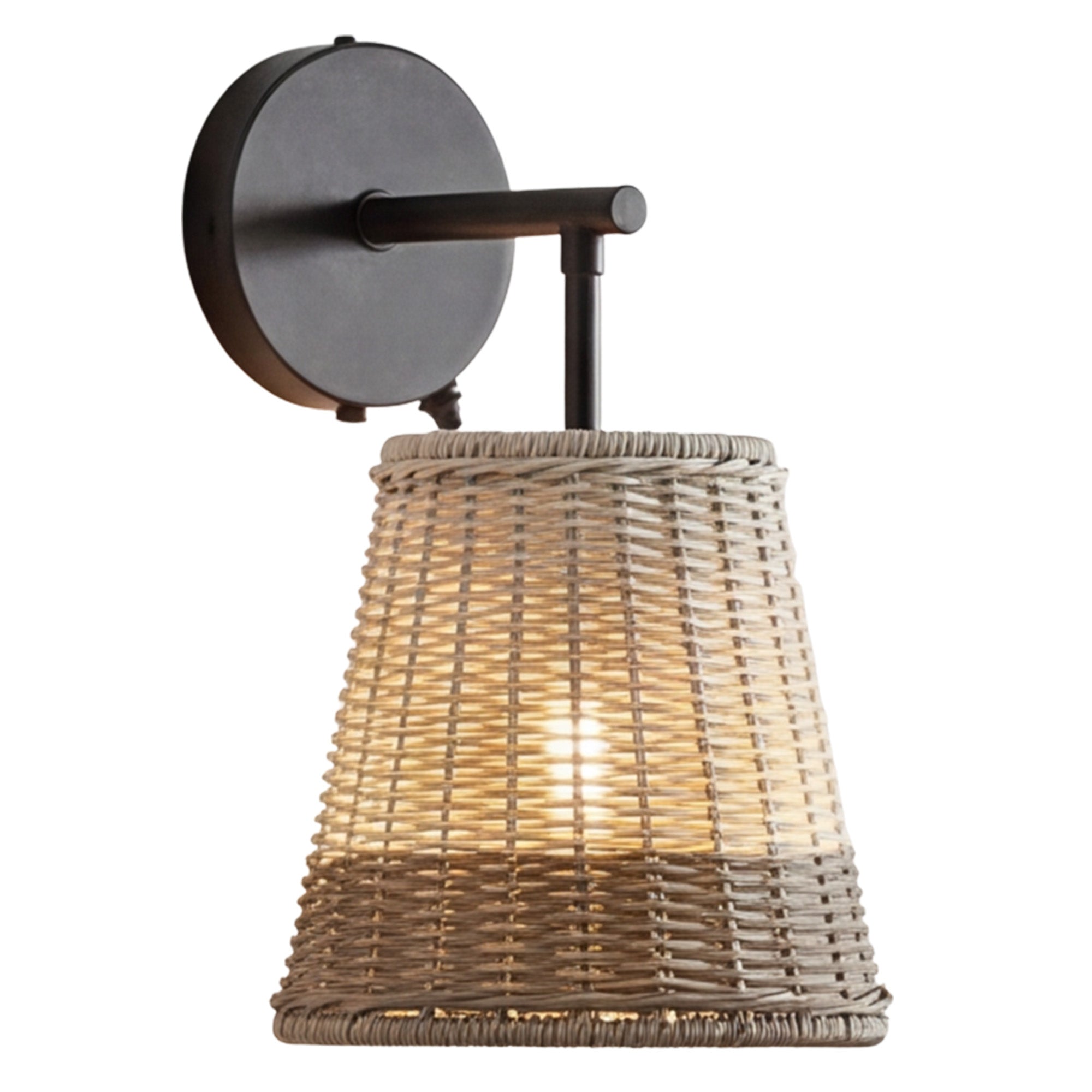 Mule 1-Light 12 Inch LED Wet-Rated Wall Light for Indoor/Outdoor, Matte Black