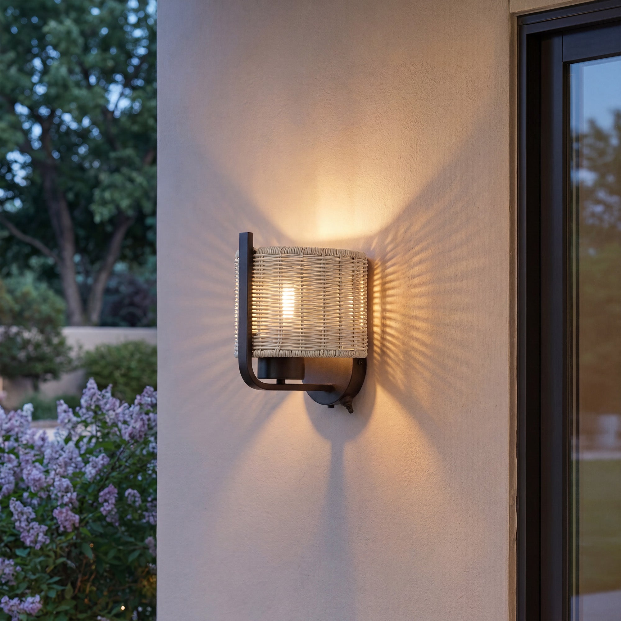 Mule 1-Light 8.75 Inch LED Wet-Rated Wall Light for Indoor/Outdoor, Matte Black - VMInnovations