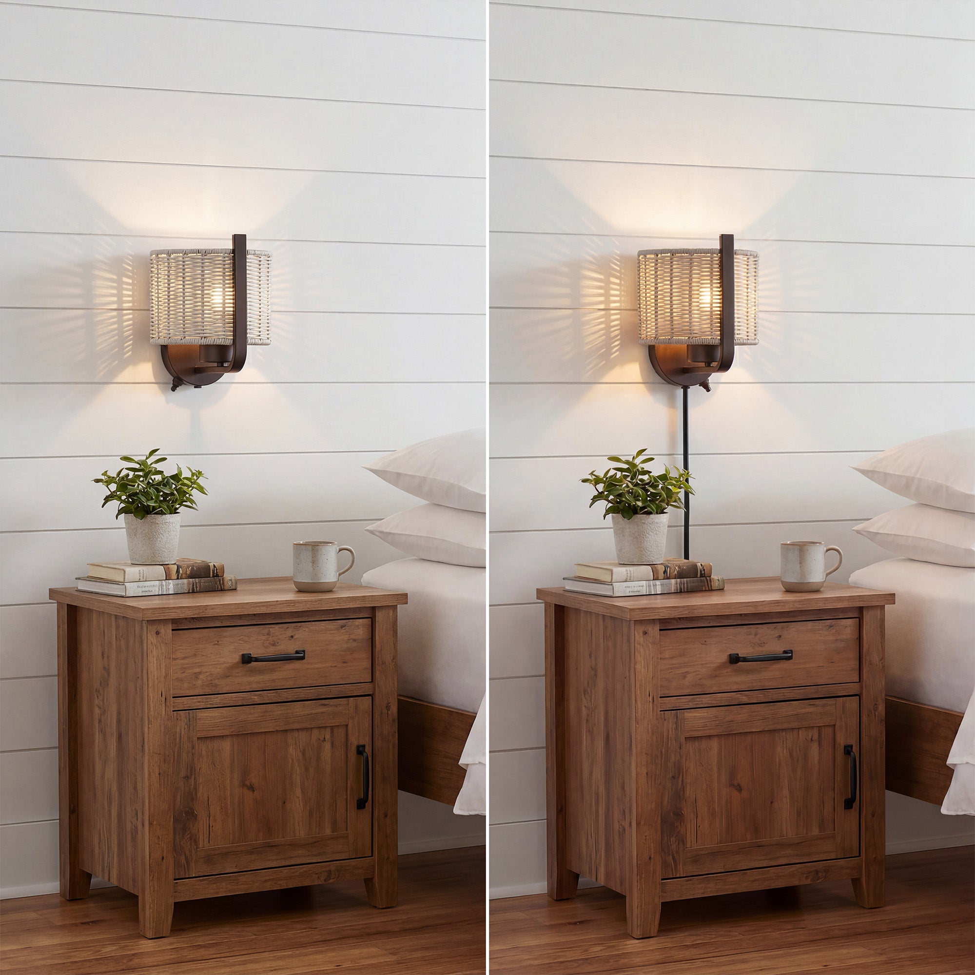 Mule 1-Light 8.75 Inch LED Wet-Rated Wall Light for Indoor/Outdoor, Matte Black - VMInnovations