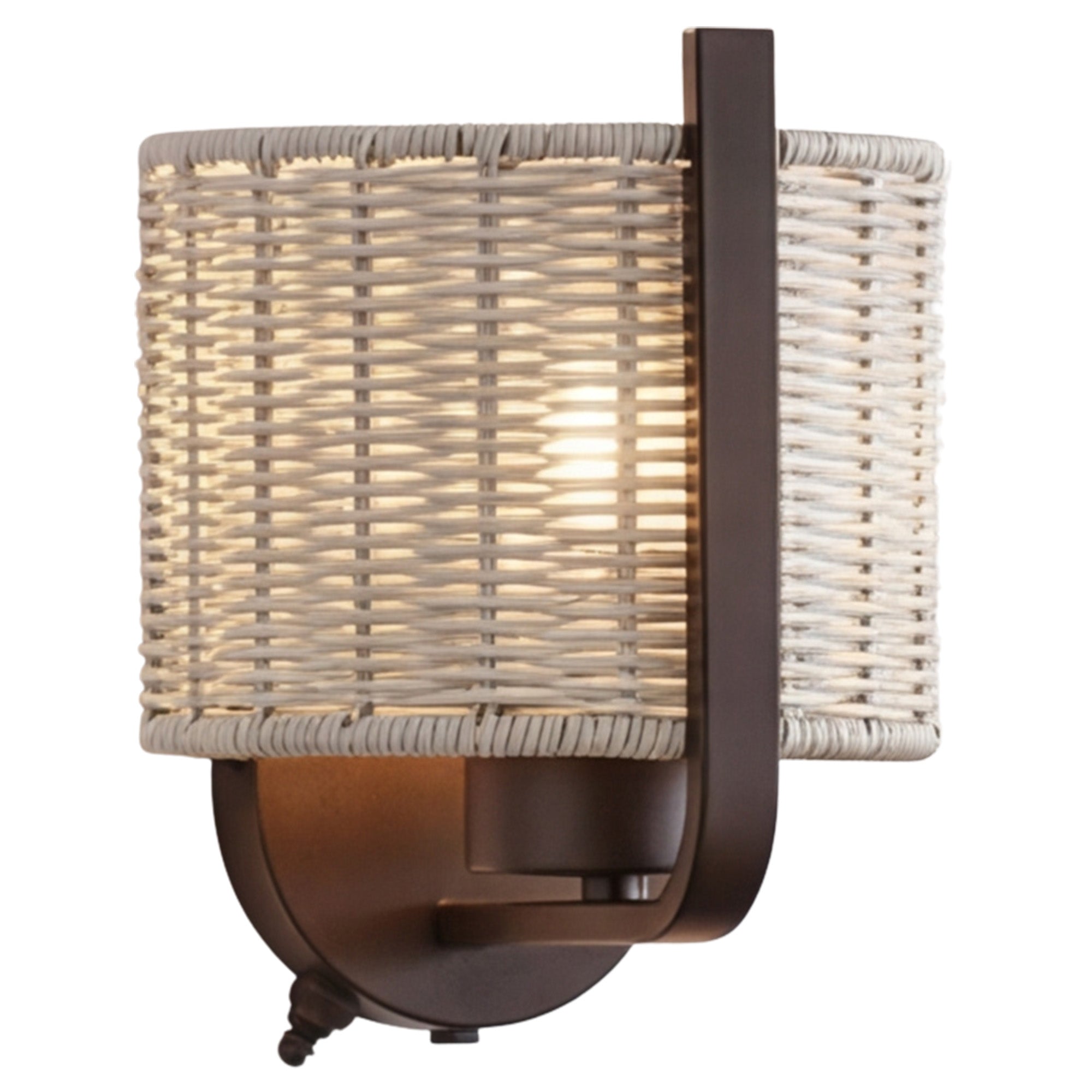 Mule 1-Light 8.75 Inch LED Wet-Rated Wall Light for Indoor/Outdoor, Matte Black - VMInnovations