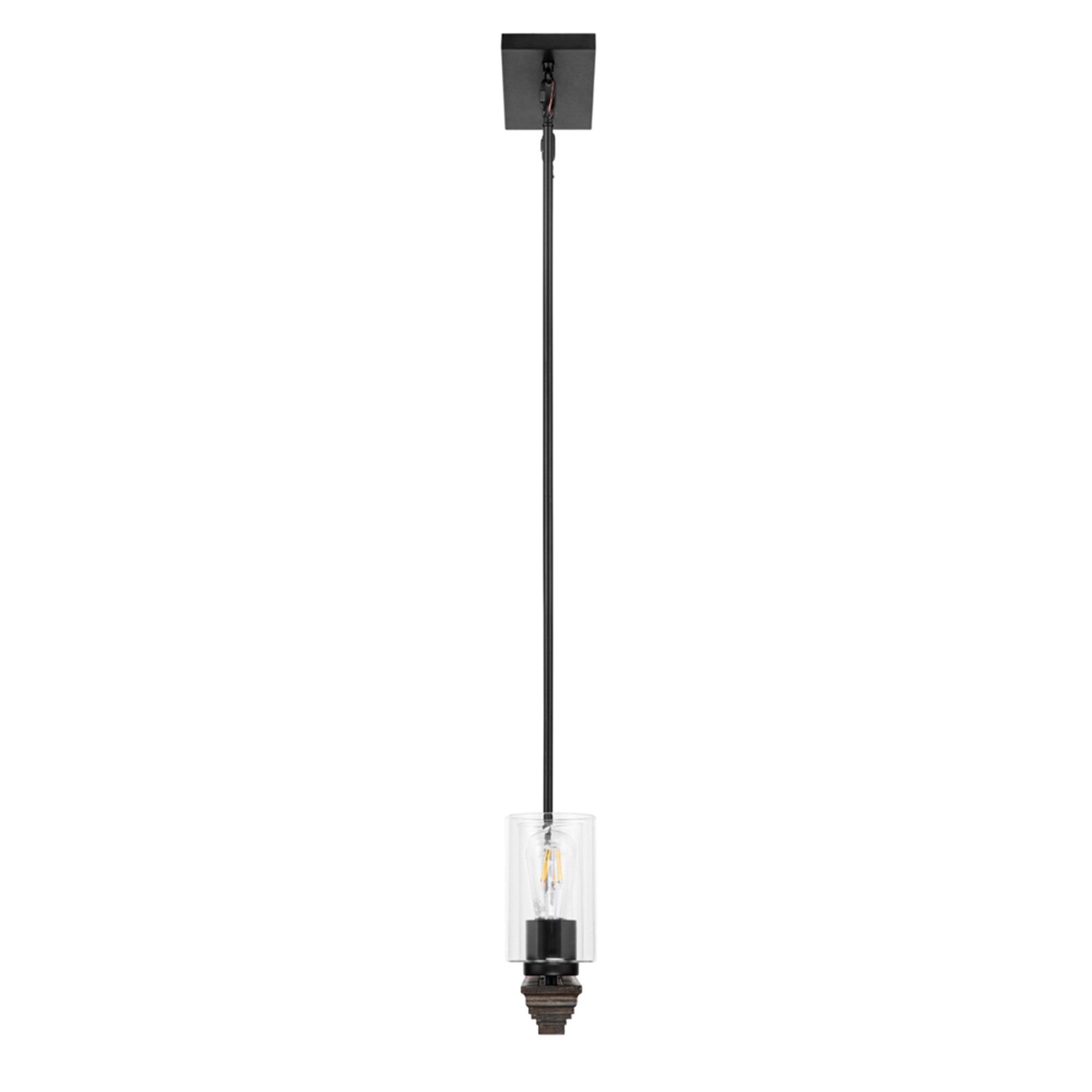 Portage Bay 5-Light Transitional Chandelier, Indoor Ceiling Light, Matte Black - VMInnovations