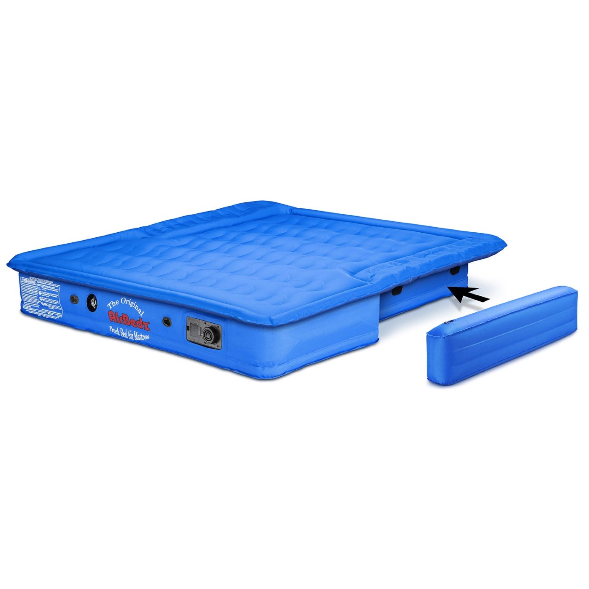 Pittman Outdoors Truck Bed Air Mattress with Pump for Short Truck Beds, 5', Blue - VMInnovations