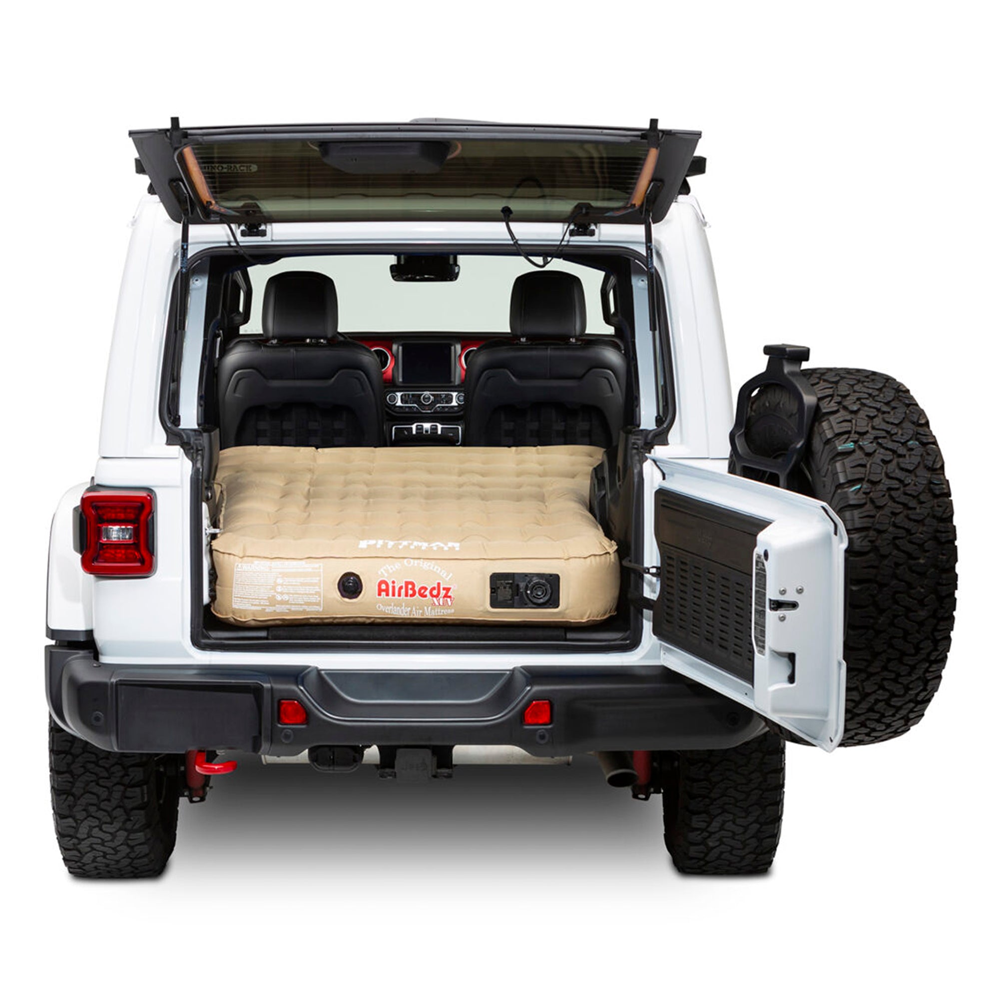 Pittman Outdoors AirBedz Mattress for Jeeps with Built-In Pump & Carry Bag, Tan